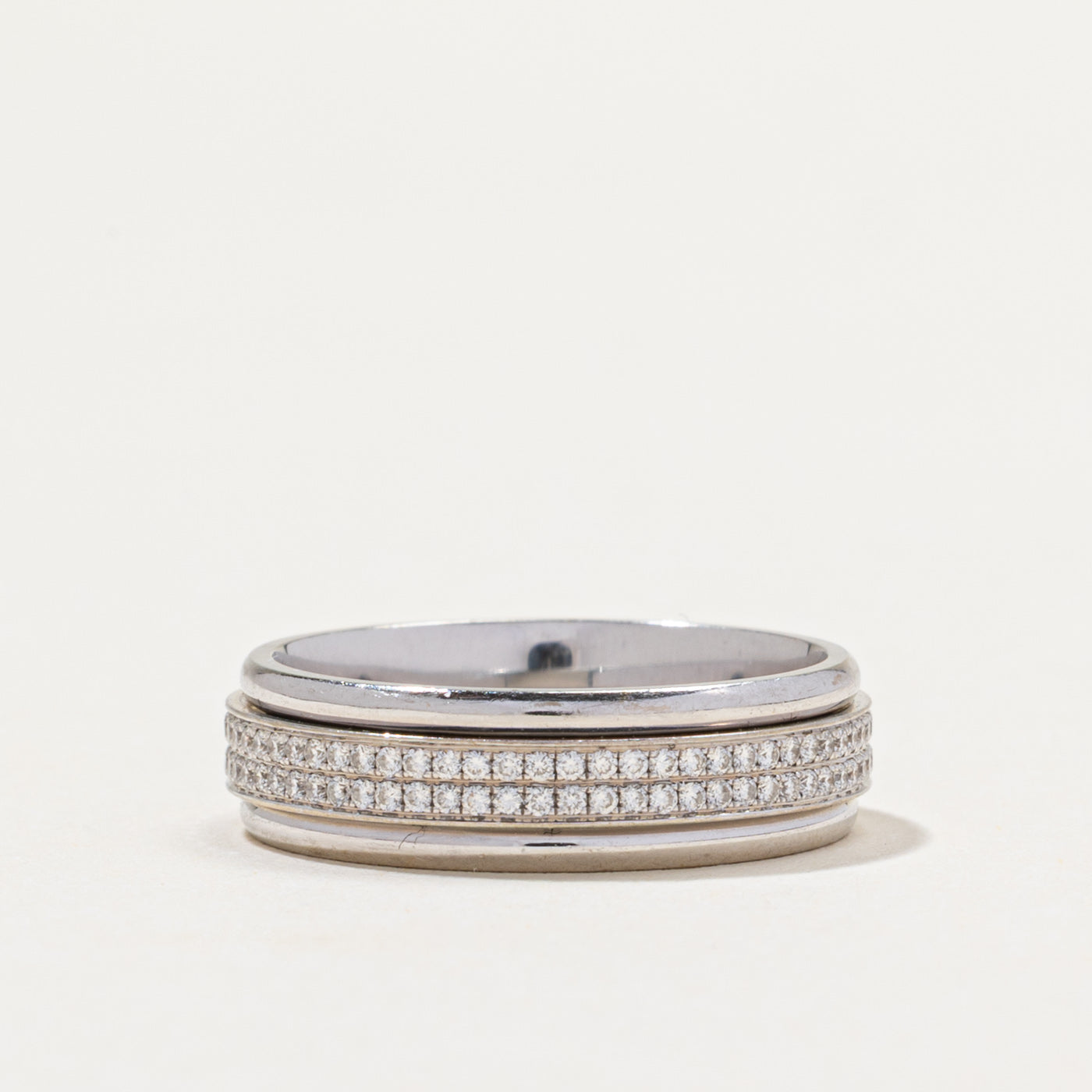 Eternity Double Row Diamond Band | 0.39ctw | SZ 6