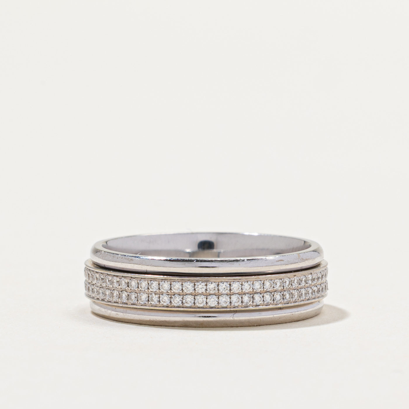 Eternity Double Row Diamond Band | 0.39ctw | SZ 6
