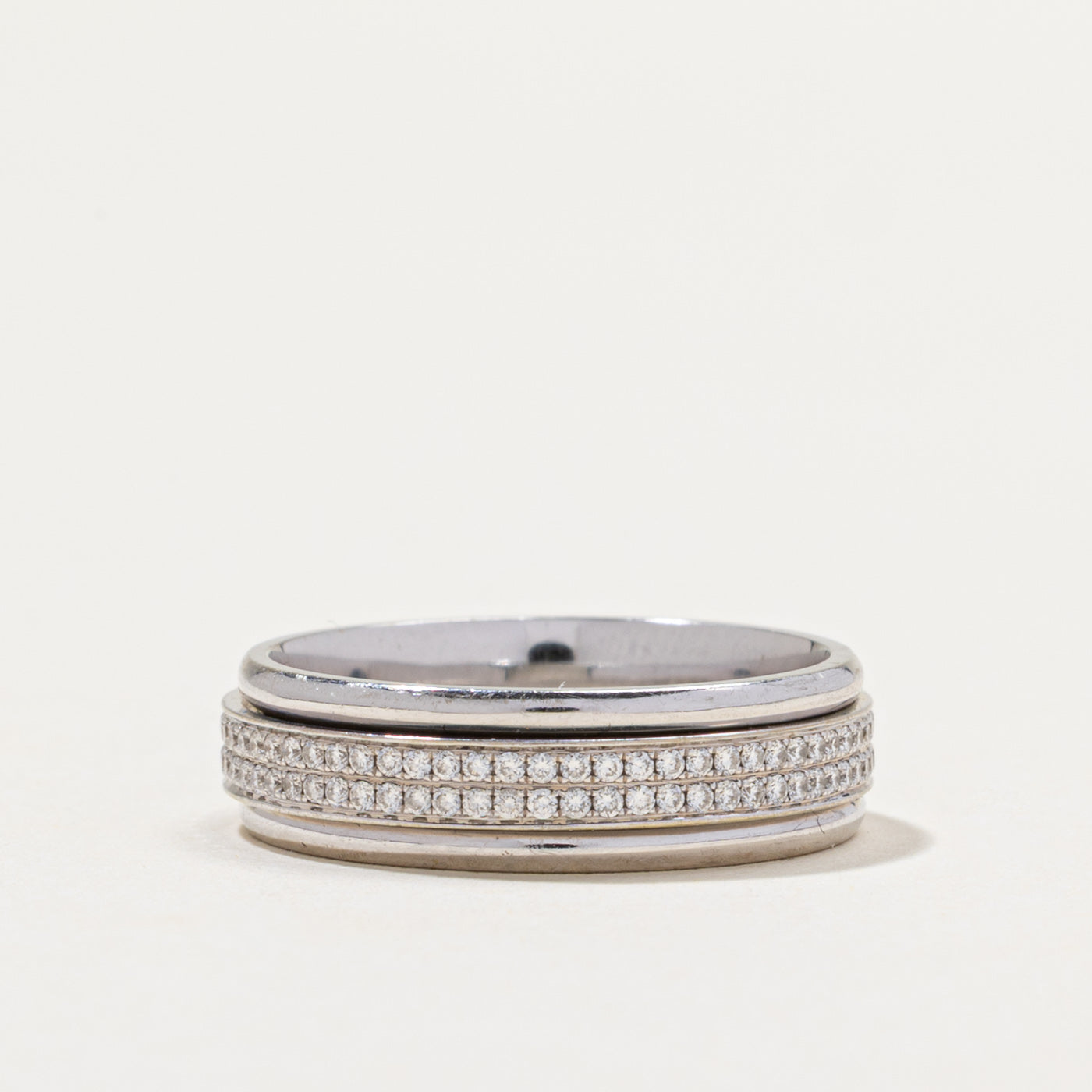 Eternity Double Row Diamond Band | 0.39ctw | SZ 6
