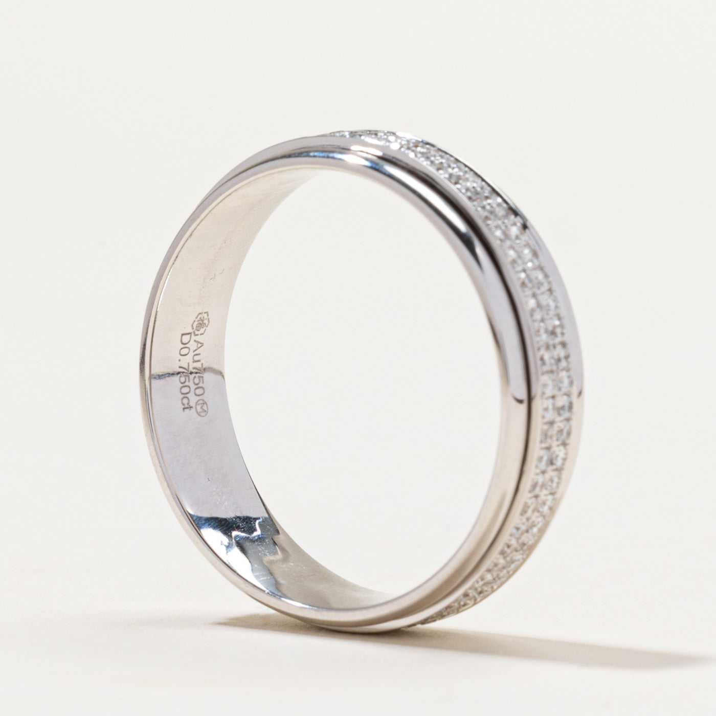 Eternity Double Row Diamond Band | 0.75ctw | SZ 11