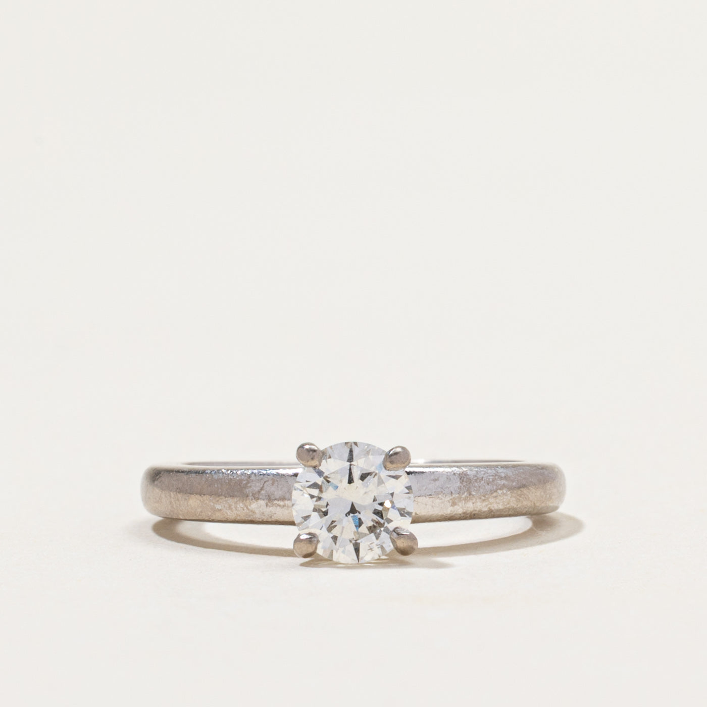 GIA Certified Solitaire Diamond Engagement Ring | 0.50ct | SZ 3.75
