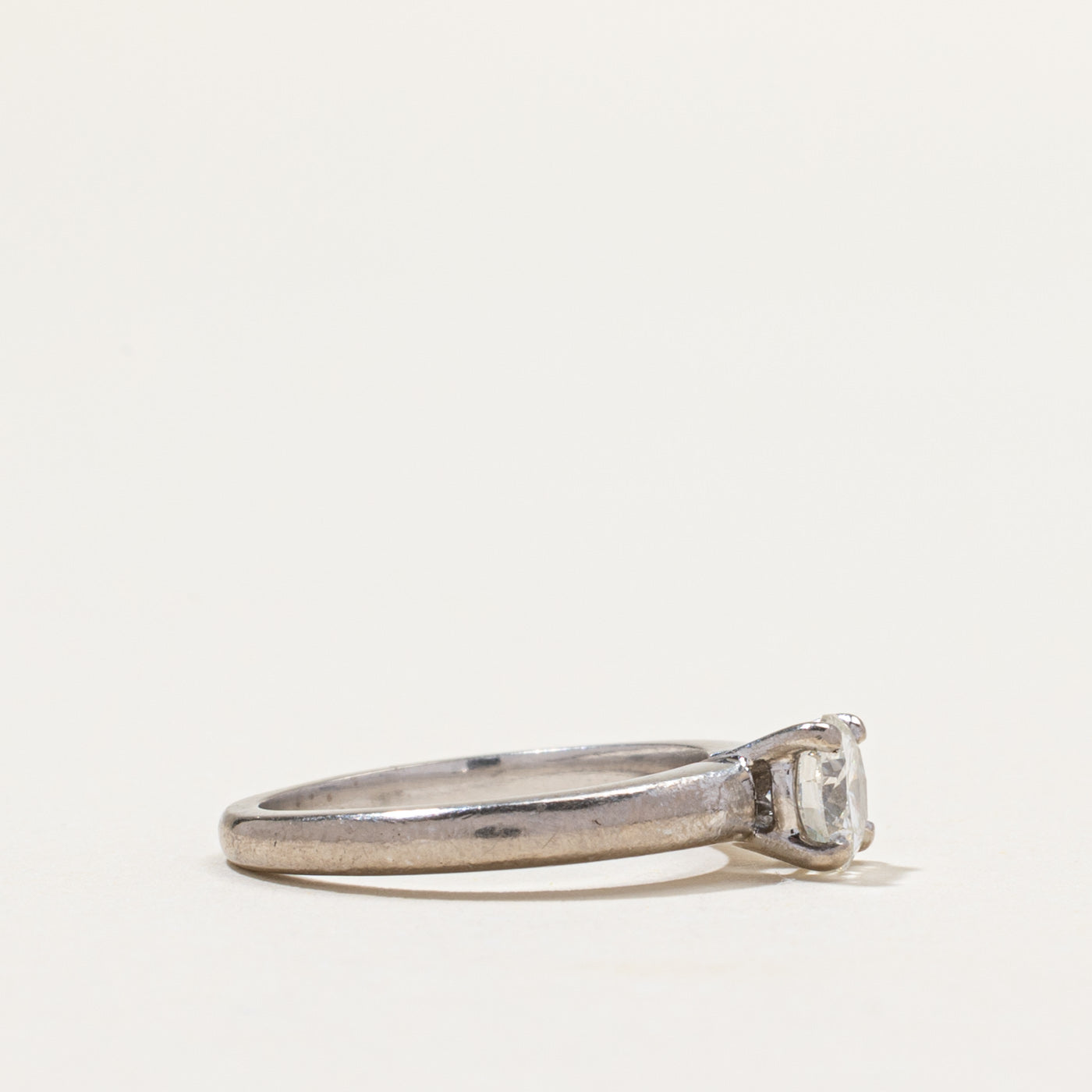 GIA Certified Solitaire Diamond Engagement Ring | 0.50ct | SZ 3.75