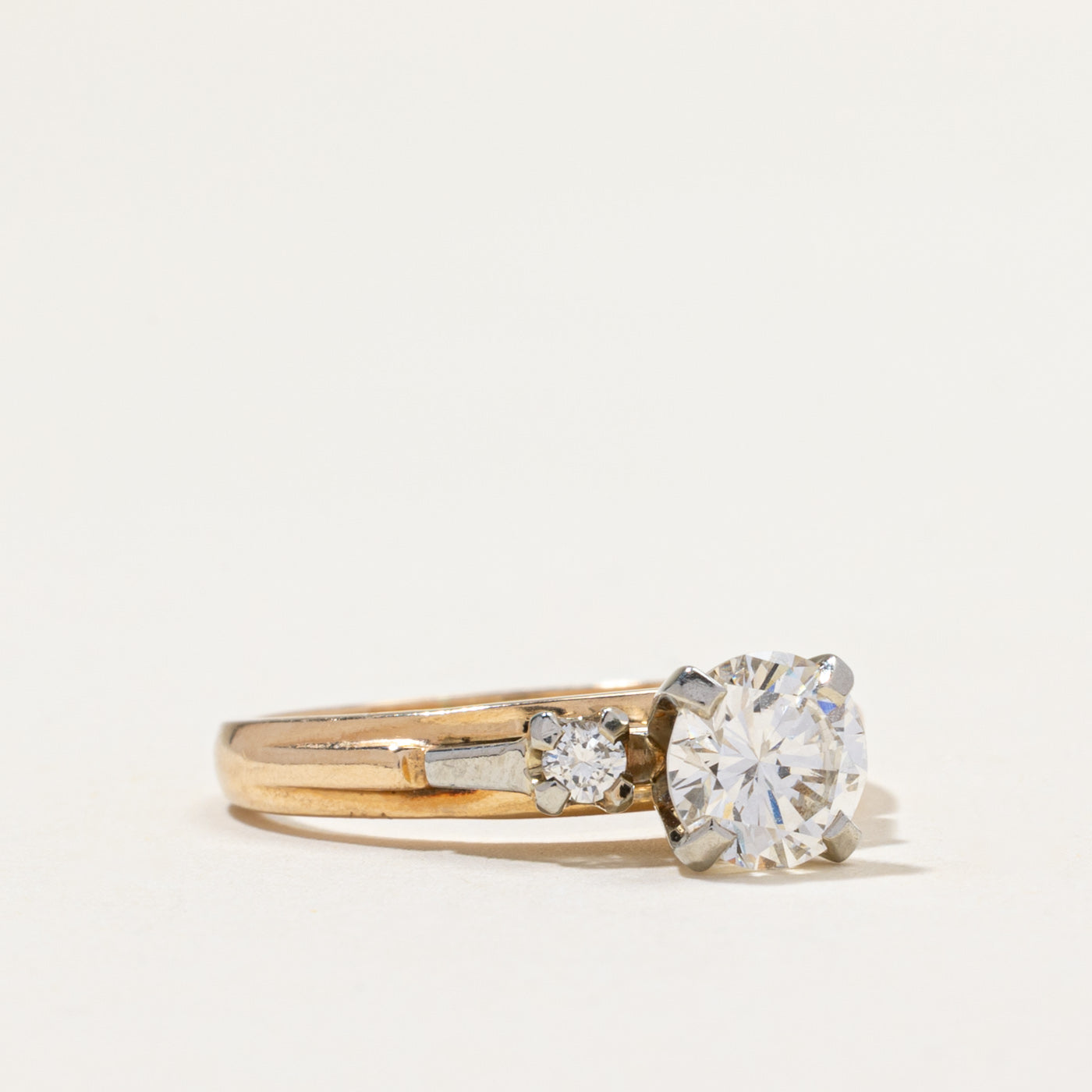 Round Brilliant Diamond Engagement Ring | 1.18ctw | SZ 1.75