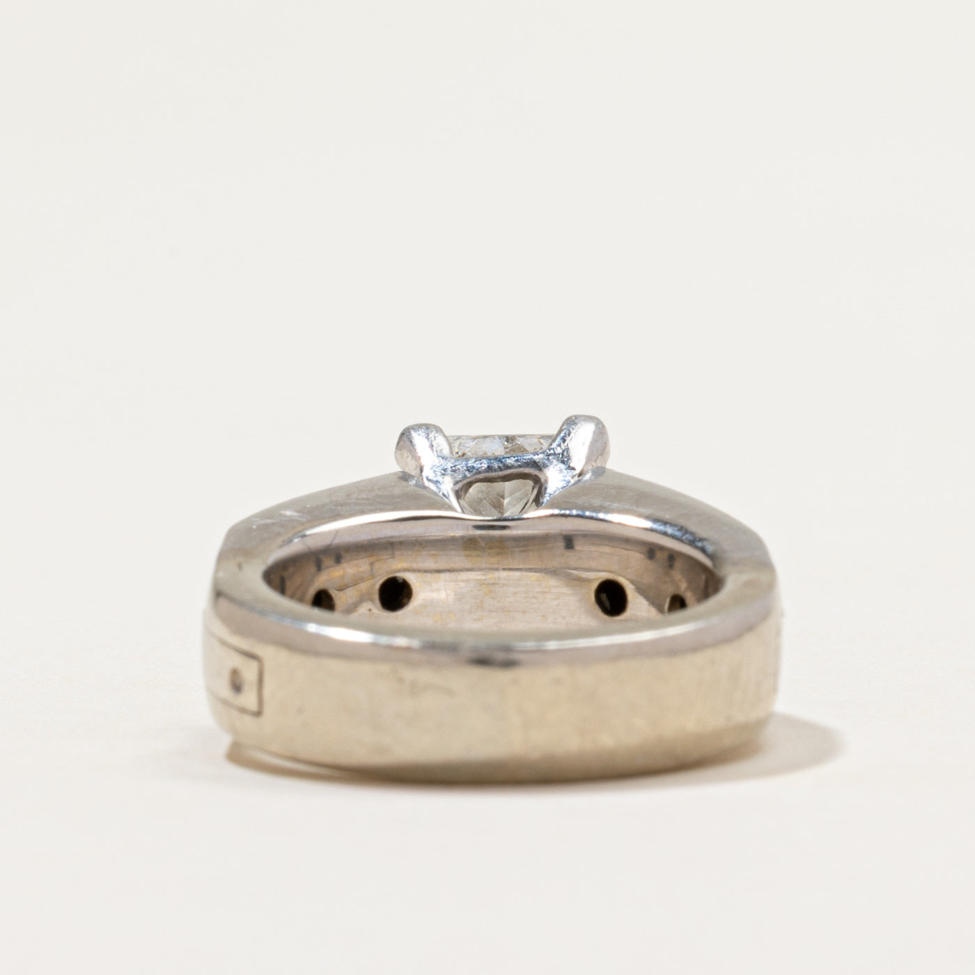 'Cliq' Princess Cut Diamond Hinge Engagement Ring | 3.25ctw | SZ 4