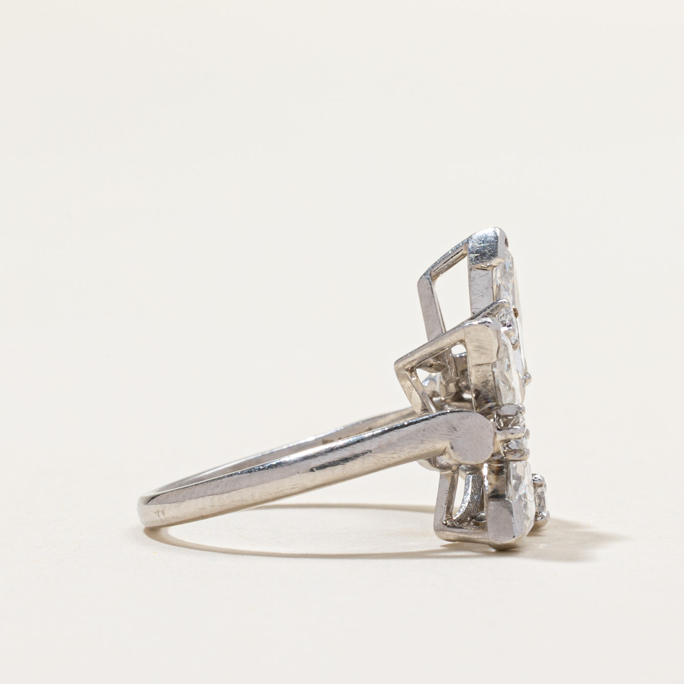 'Birks' Marquise Diamond Cocktail Ring | 1.78ctw | SZ 6
