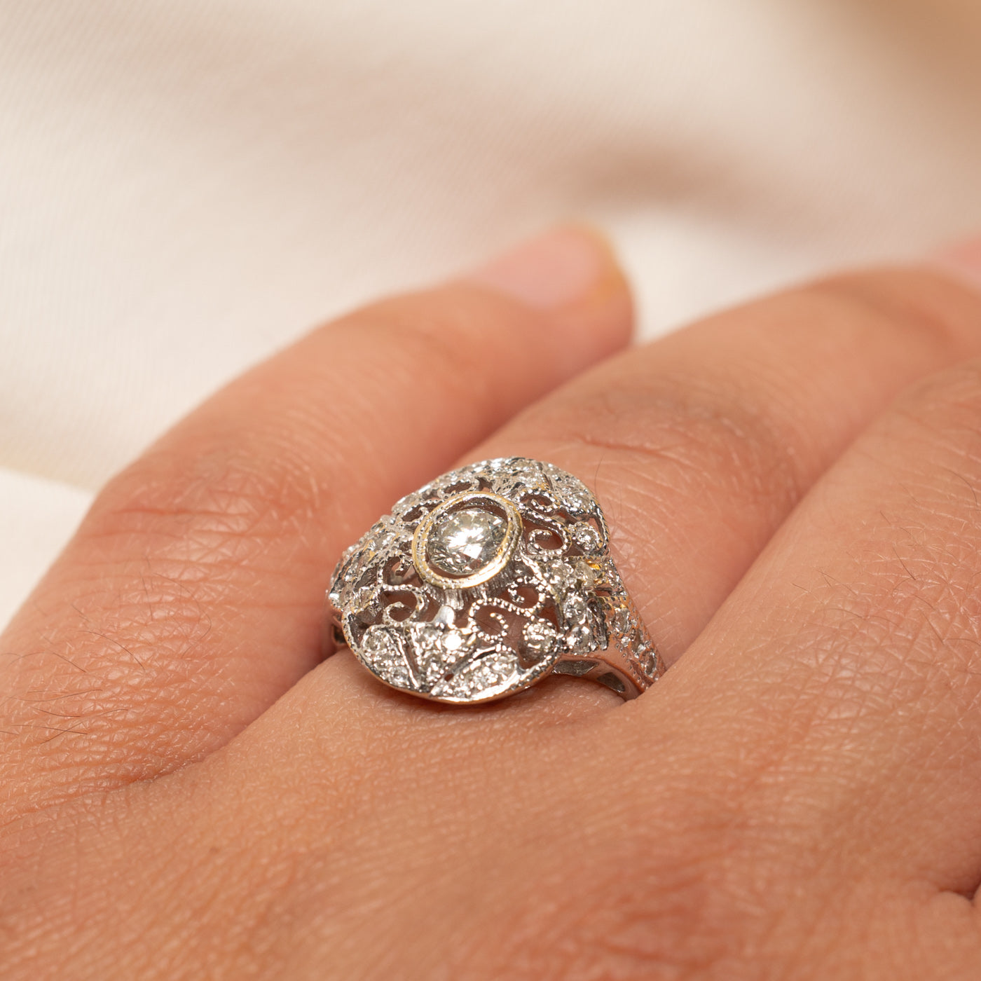 18k Diamond Dome Ring | 0.57ctw | SZ 6.25