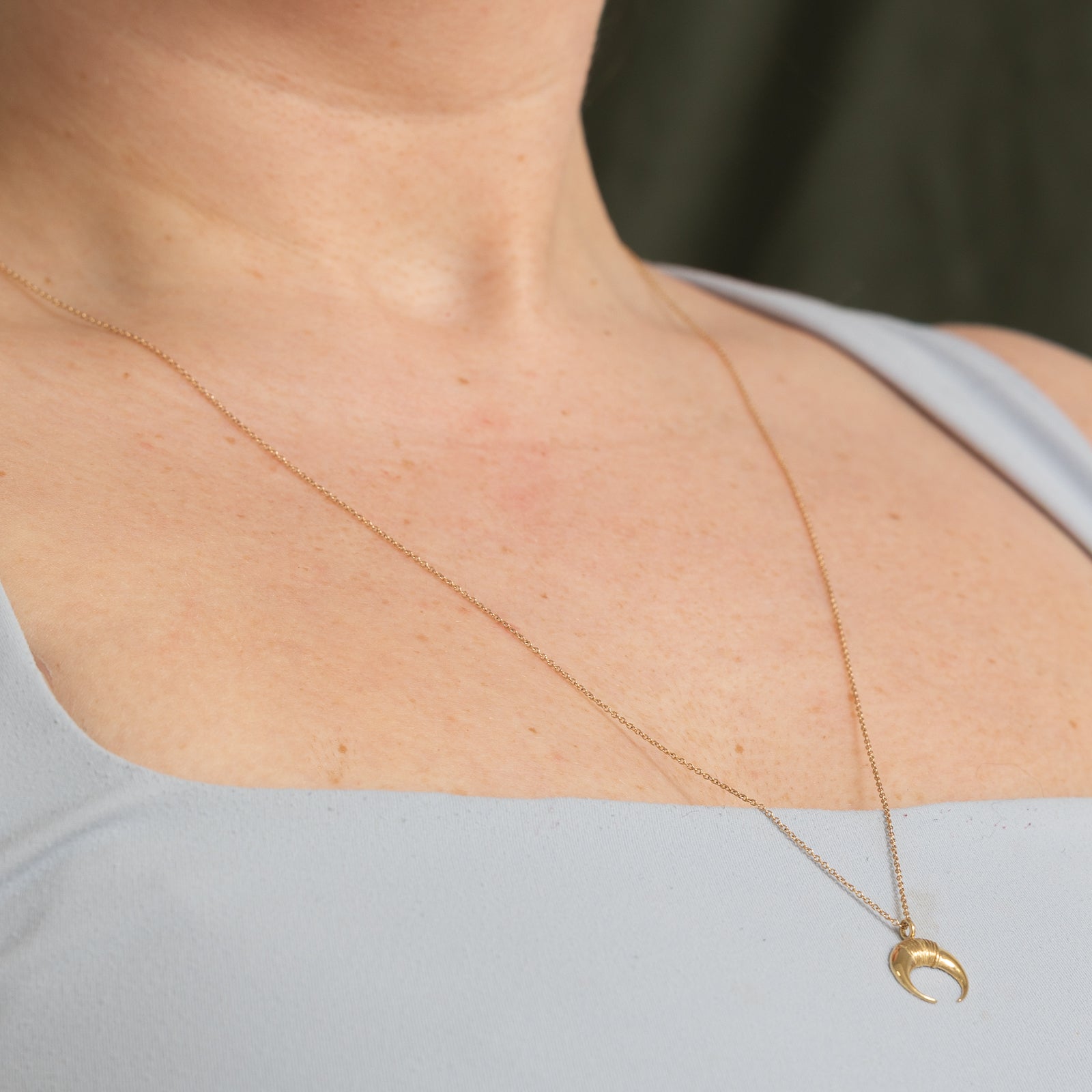 'Kinn Studio' Horn Pendant Necklace | 22"