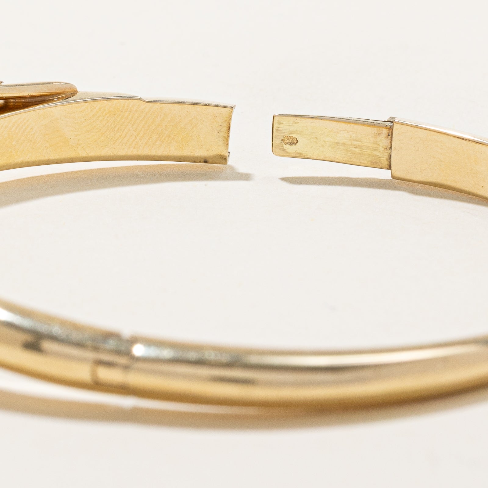 Diamond & Ruby Flower Bangle | 0.38ctw, 0.25ctw | 6.5"