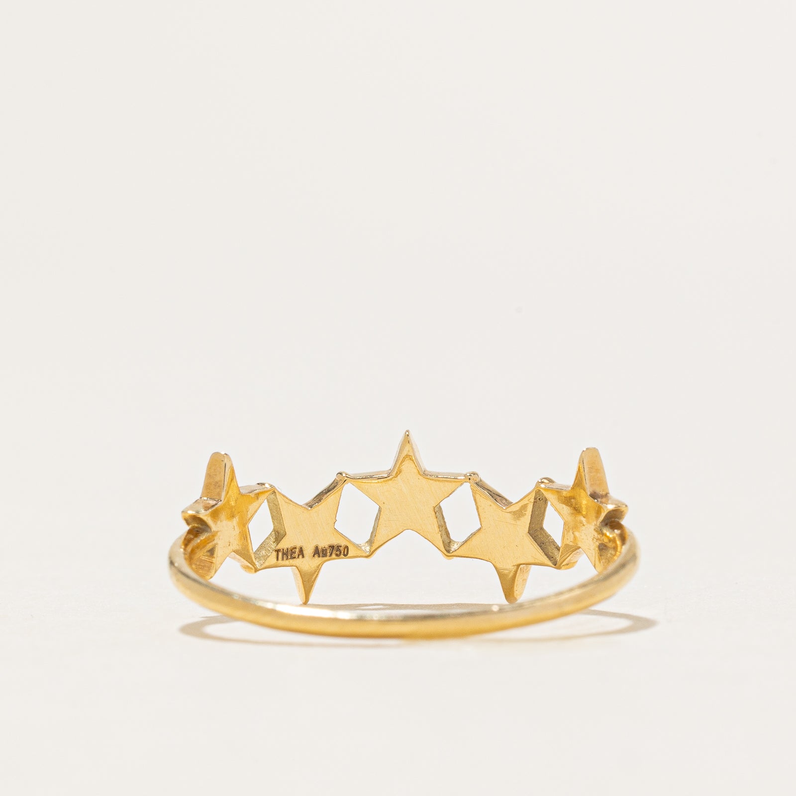 'Thea Jewelry' Diamond Stars Ring | 0.04ctw | SZ 7.5