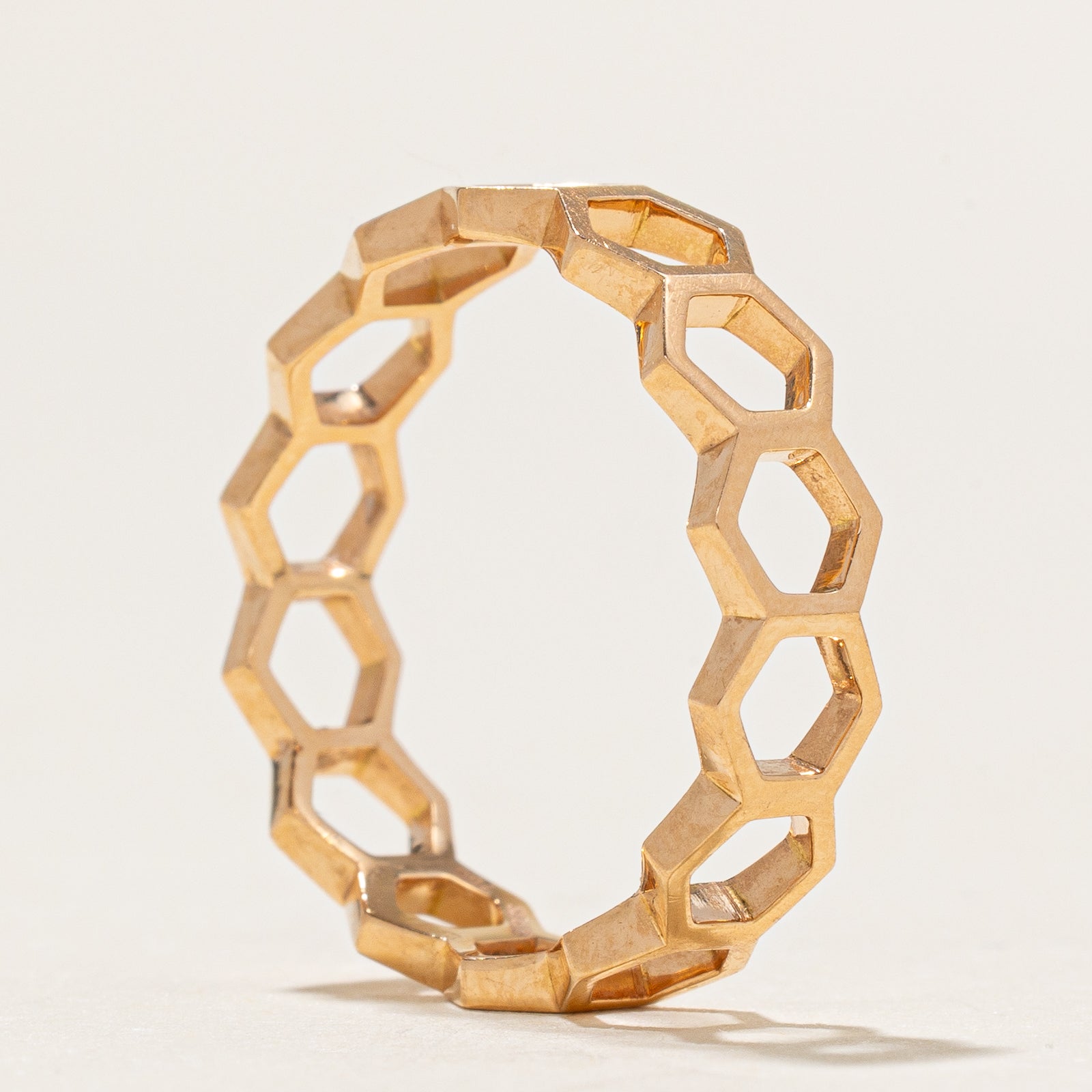 'Birks' Rose Gold Bee Chic Ring | 5.10mm | SZ 6.25