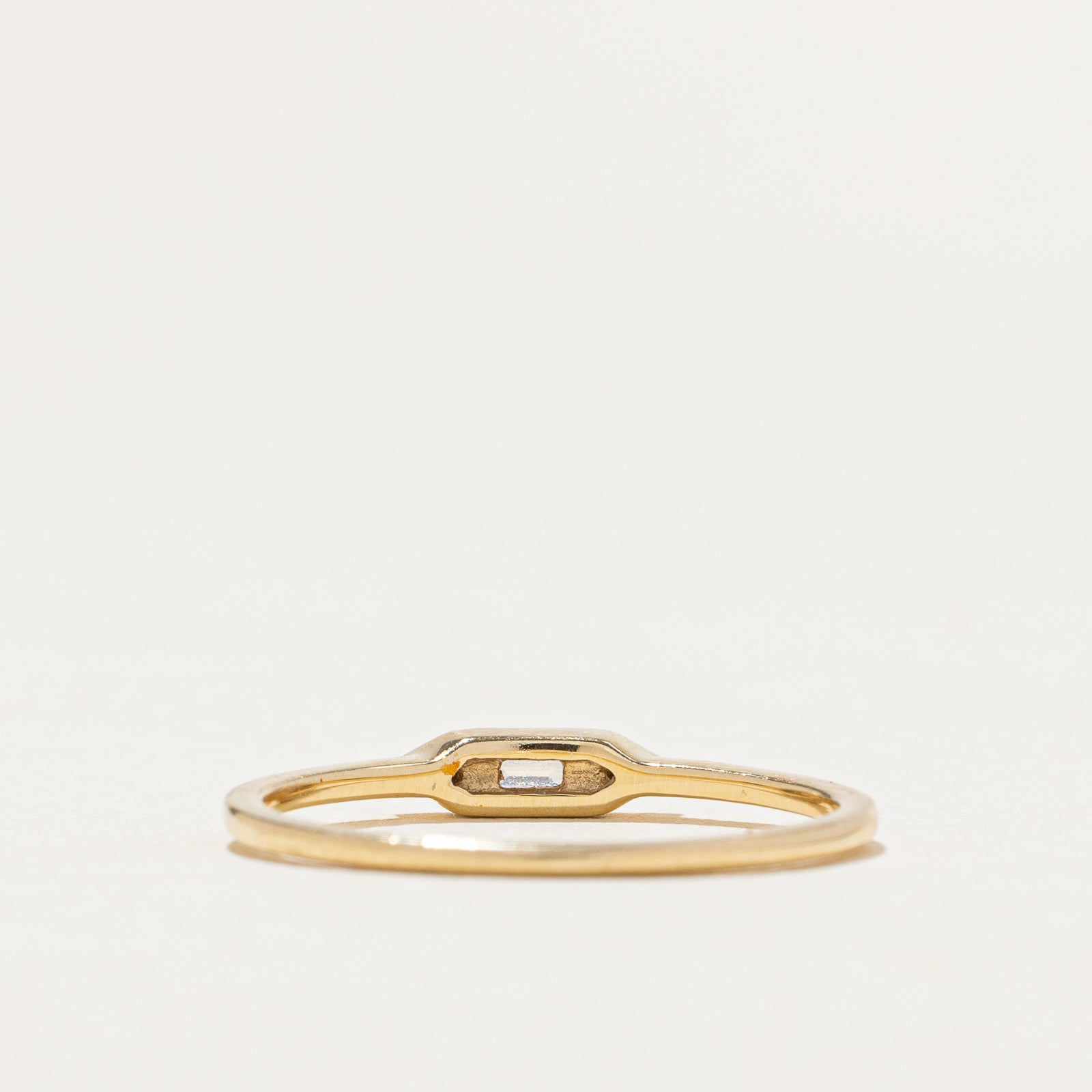 'KC Designs' White Diamond Ring | 0.005ctw | SZ 7