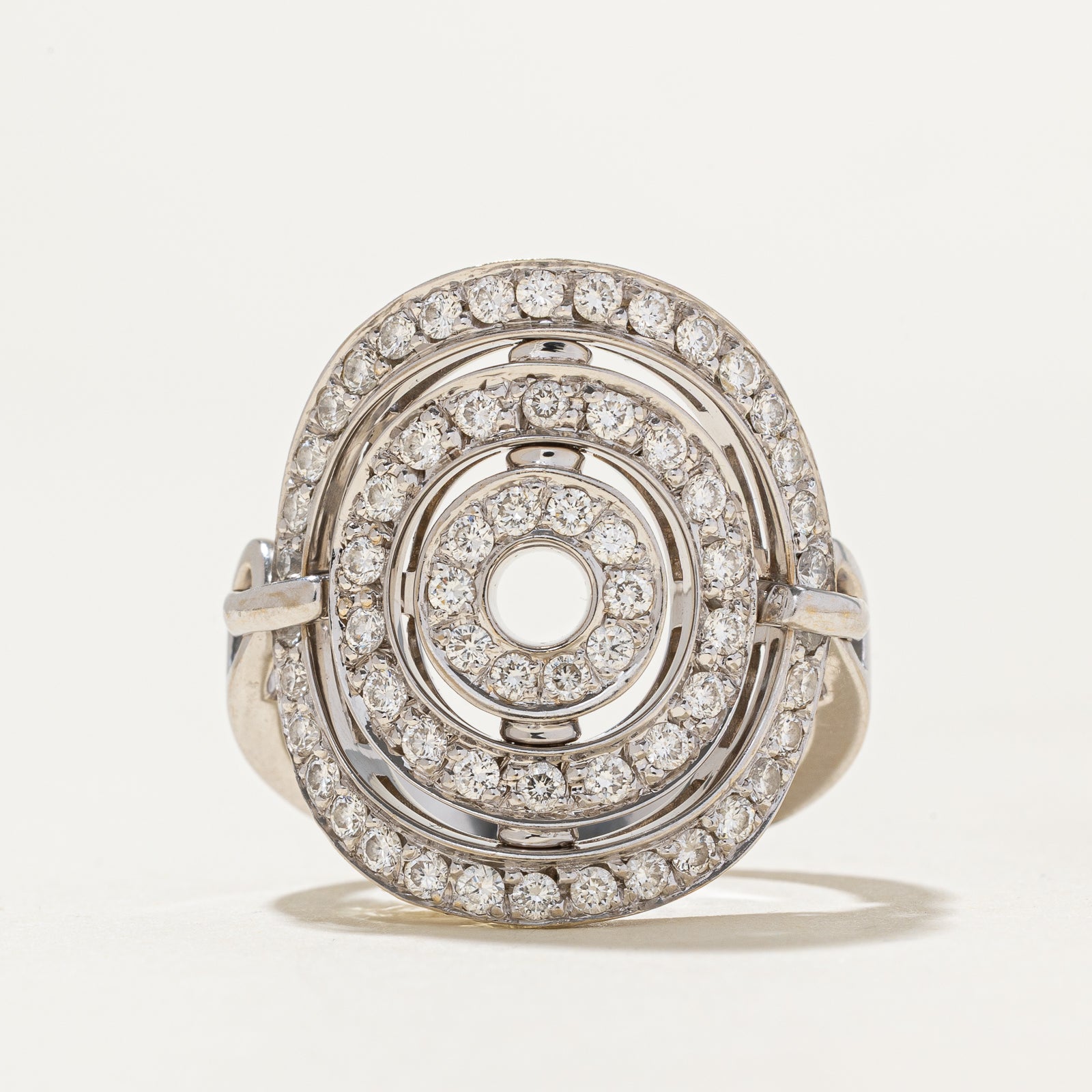 'Bvlgari' Astrale Cerchi Diamond Ring SZ