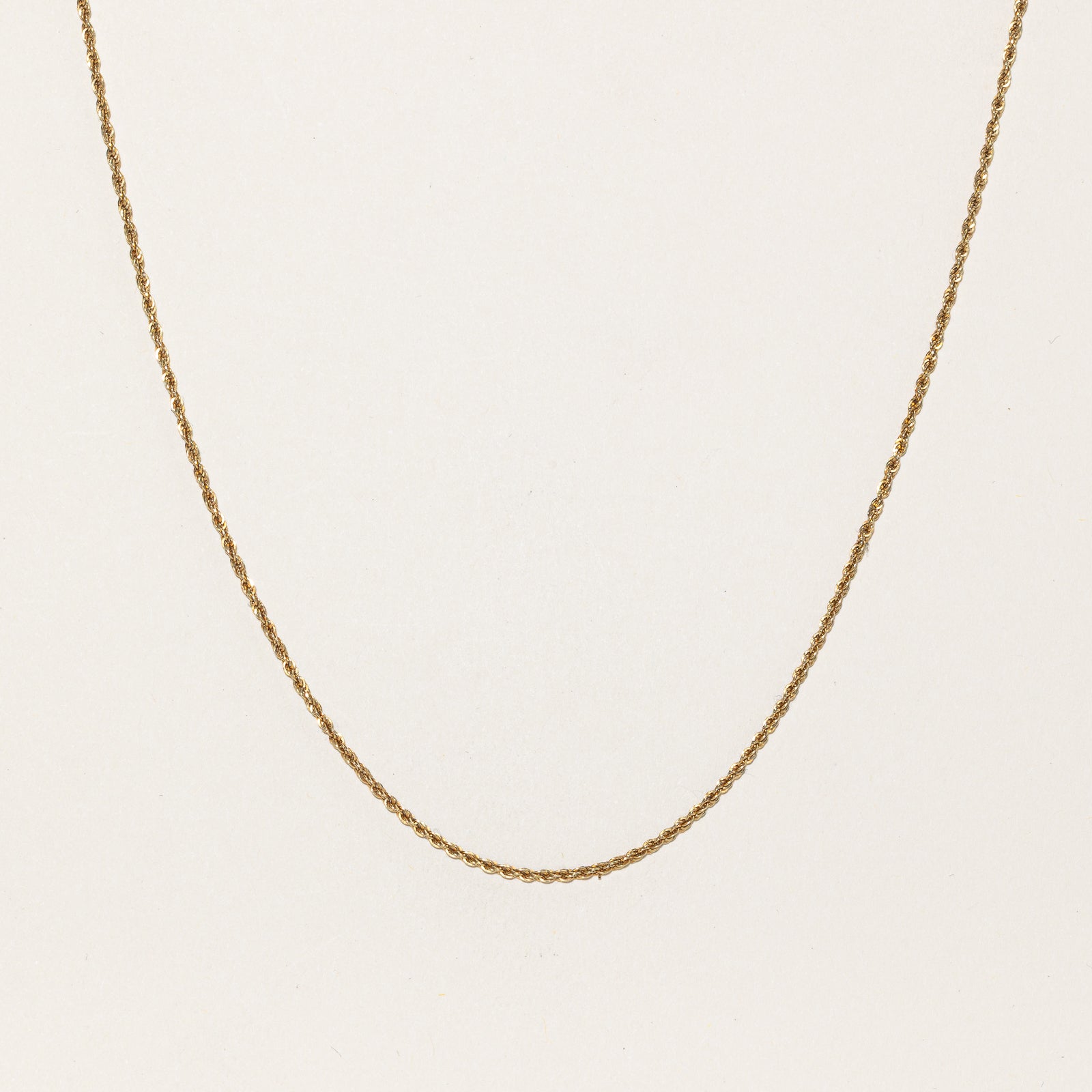 Chaîne en corde « Lauren Stewart » | 45,7 cm