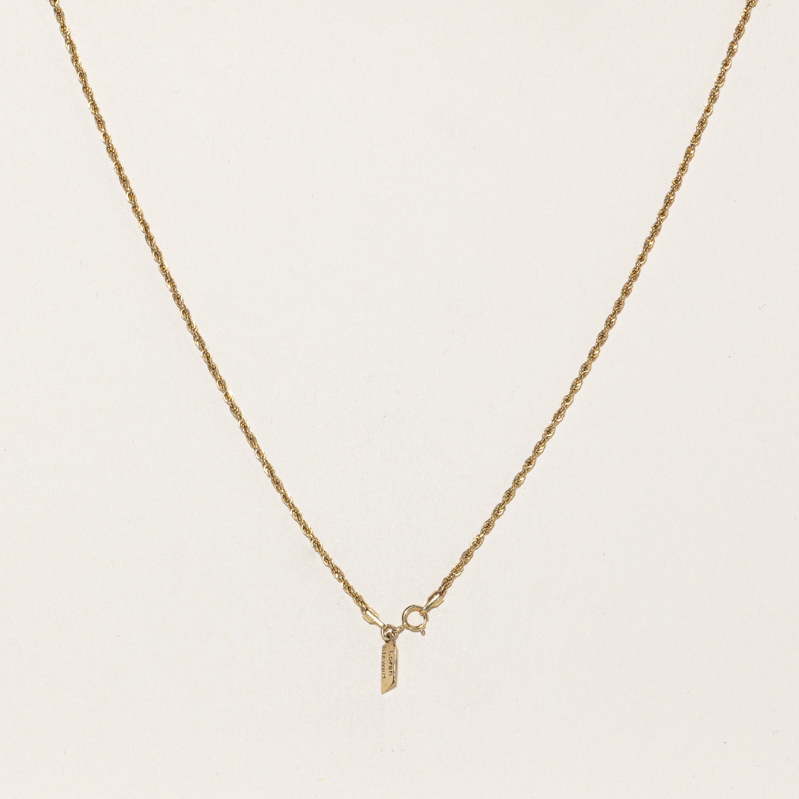 Chaîne en corde « Lauren Stewart » | 45,7 cm