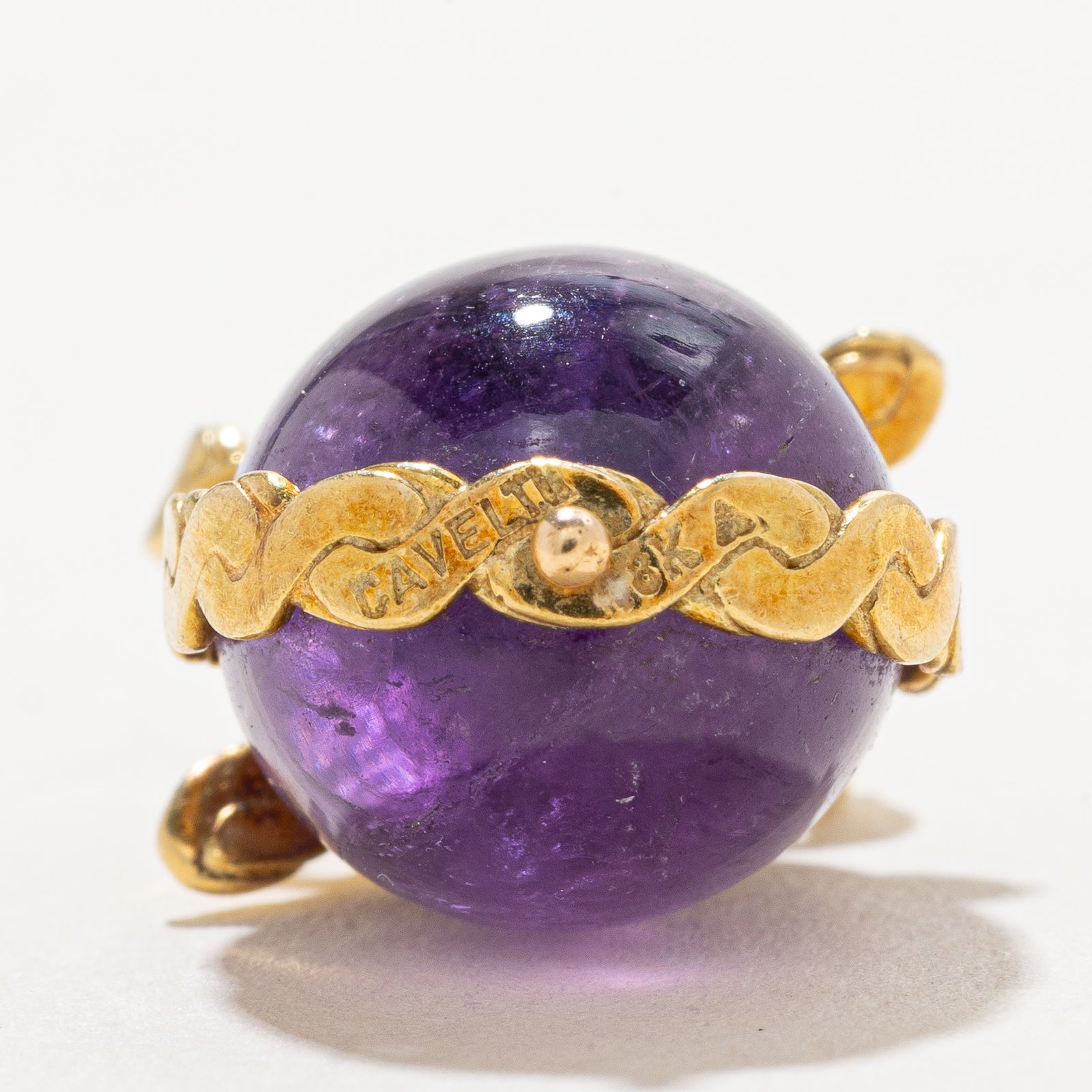 Breloque œuf en améthyste « Cavelti » | 16,00 ct
