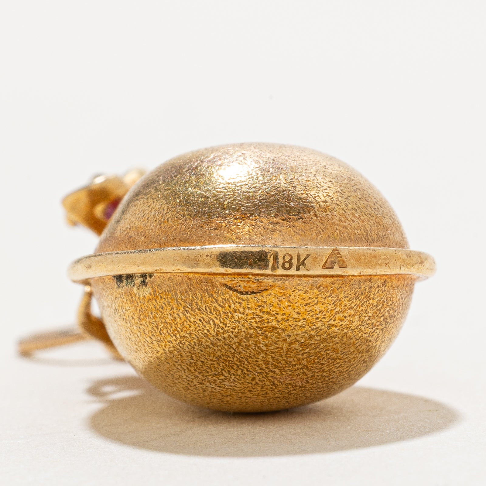 'Cavelti' Ruby Egg Charm | 0.07ctw