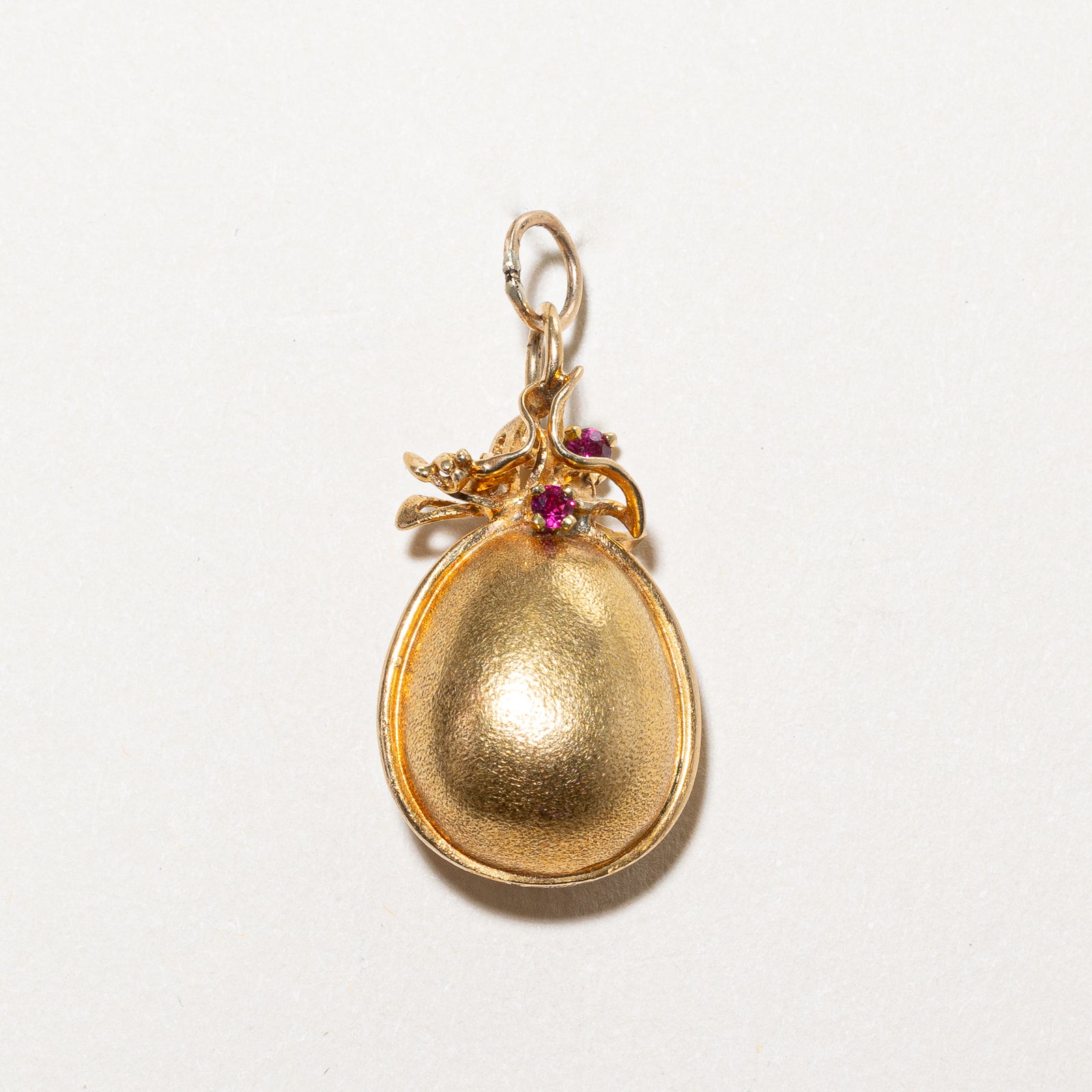 'Cavelti' Ruby Egg Charm | 0.07ctw