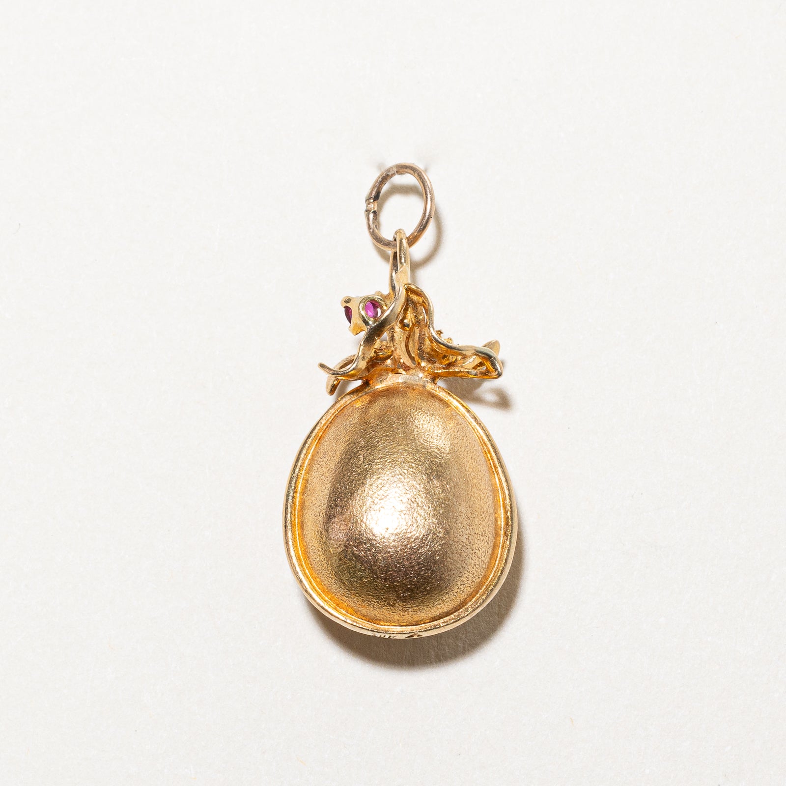 'Cavelti' Ruby Egg Charm | 0.07ctw
