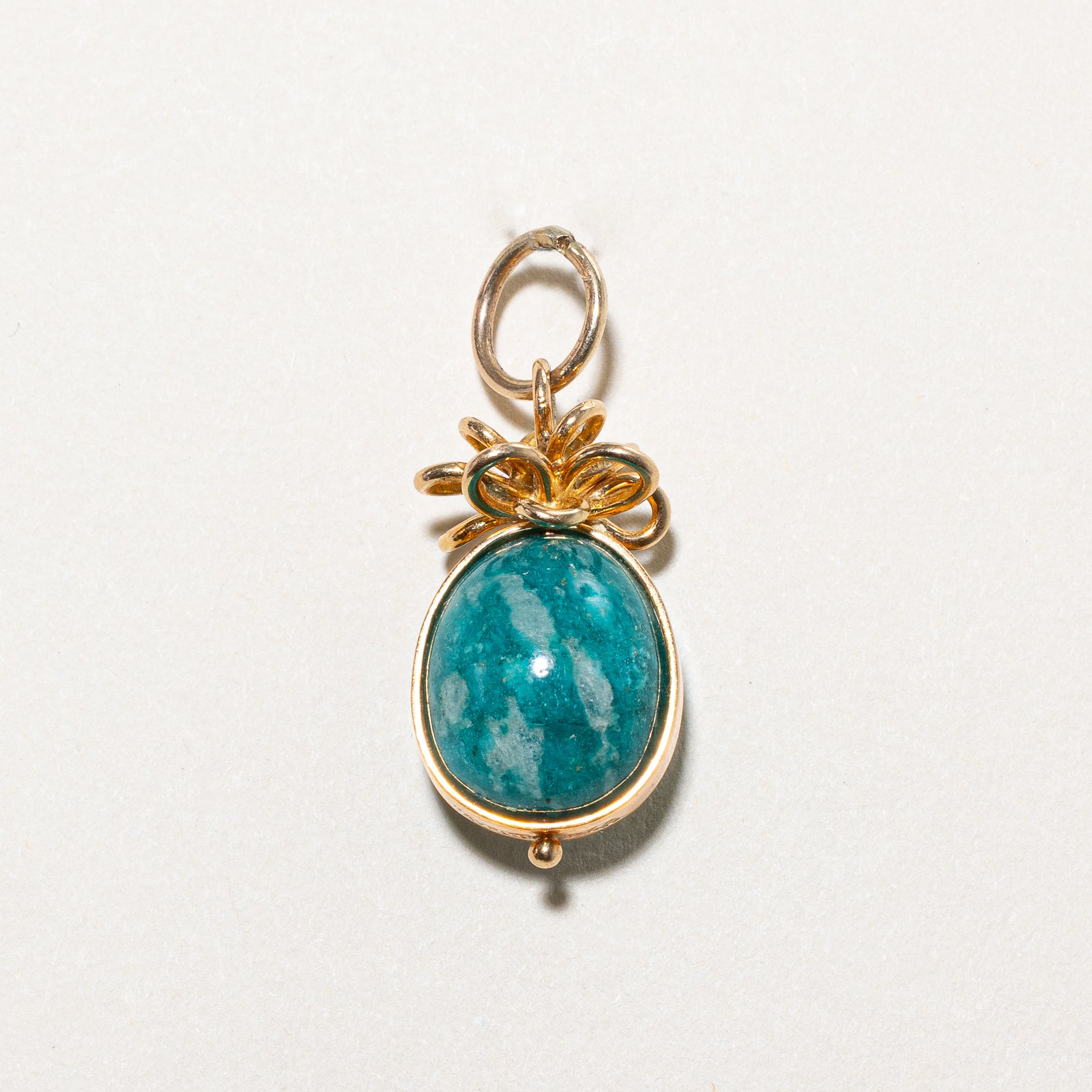 'Cavelti' Amazonite Egg Charm | 14.00ct