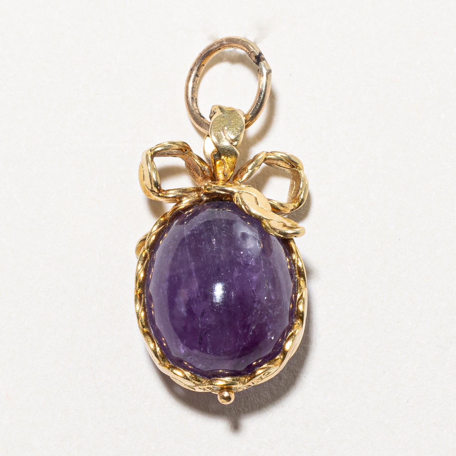 Breloque œuf en améthyste « Cavelti » | 16,00 ct
