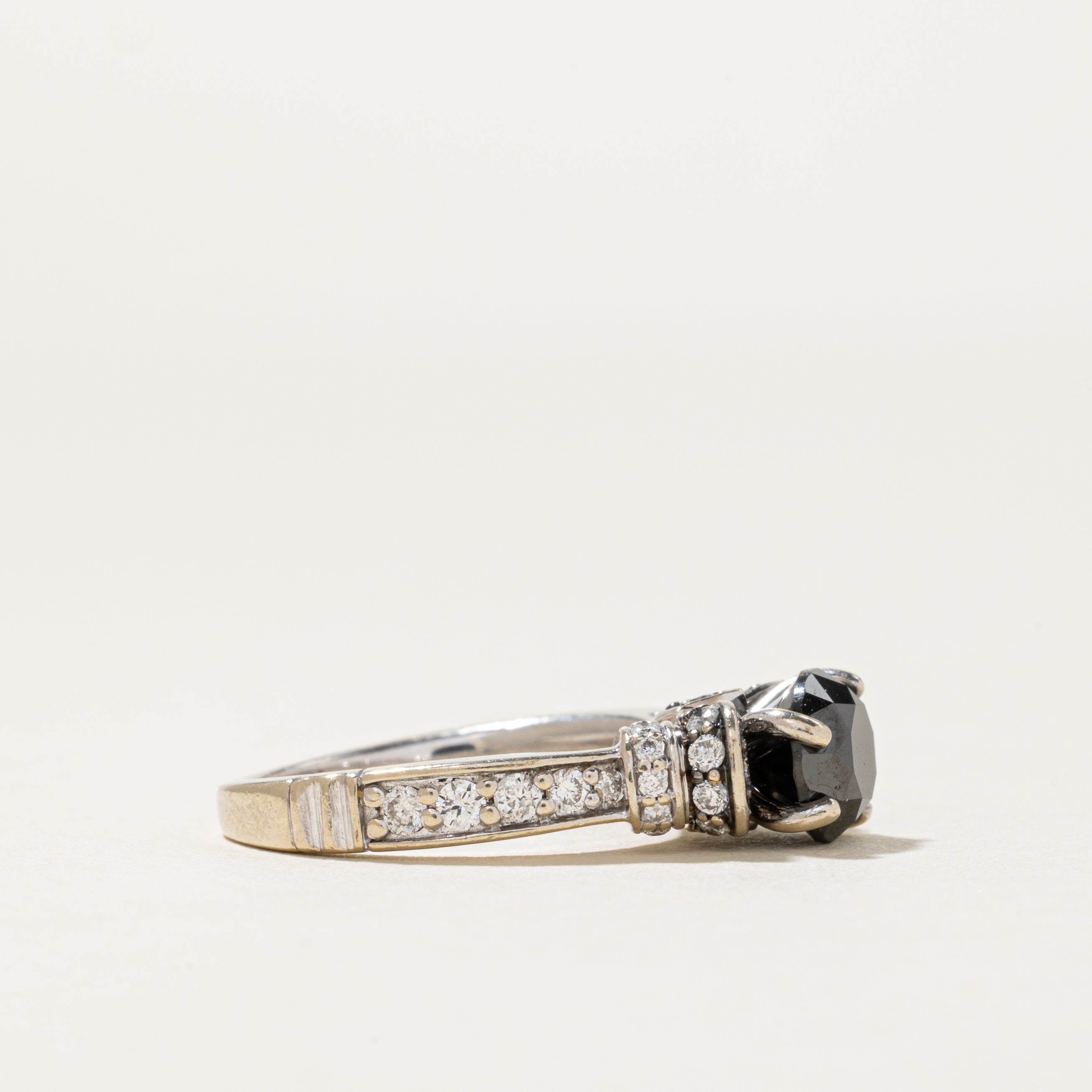 'Disney' Evil Queen's 14K Accented Black Diamond Ring | 1.68ctw | SZ 4.75