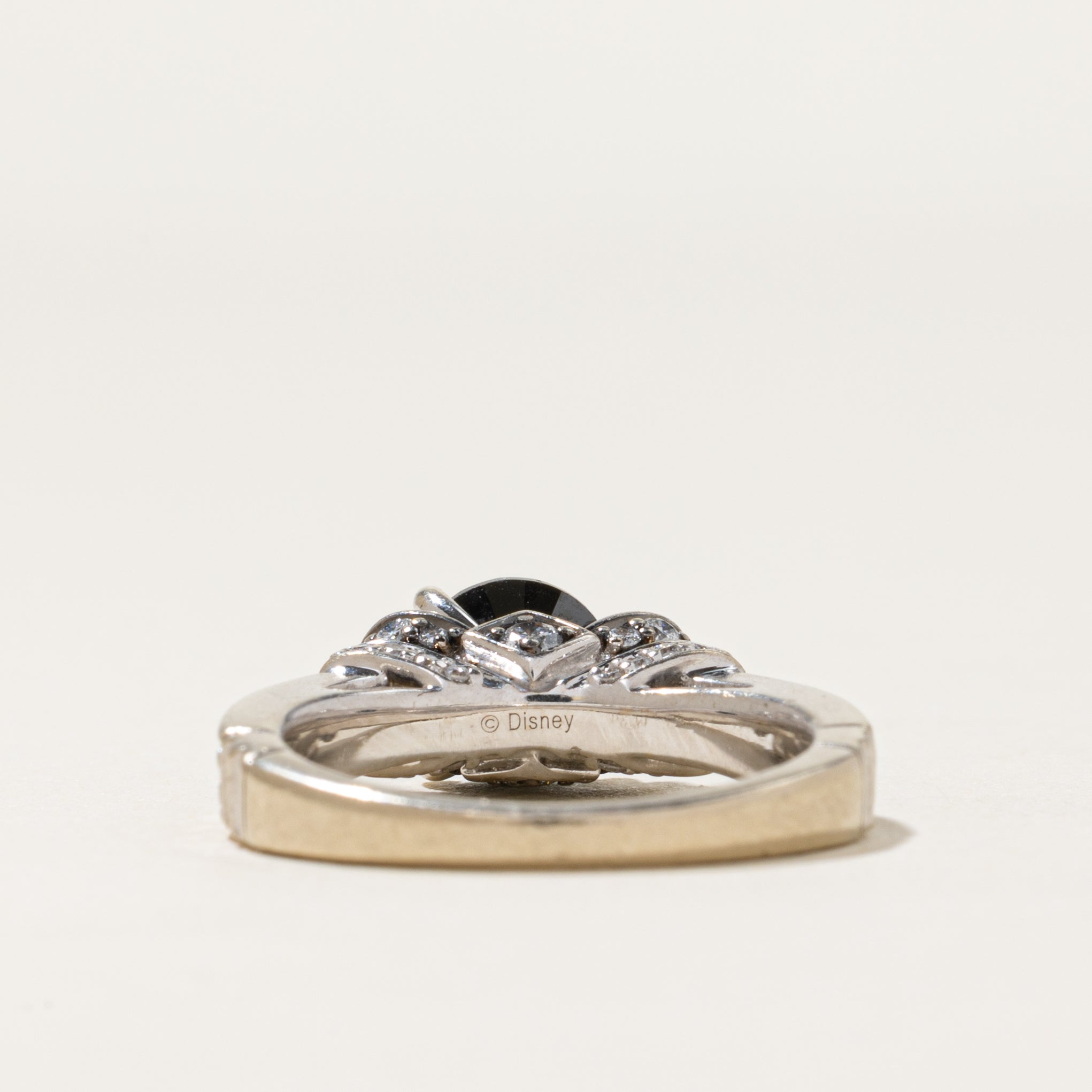 'Disney' Evil Queen's 14K Accented Black Diamond Ring | 1.68ctw | SZ 4.75
