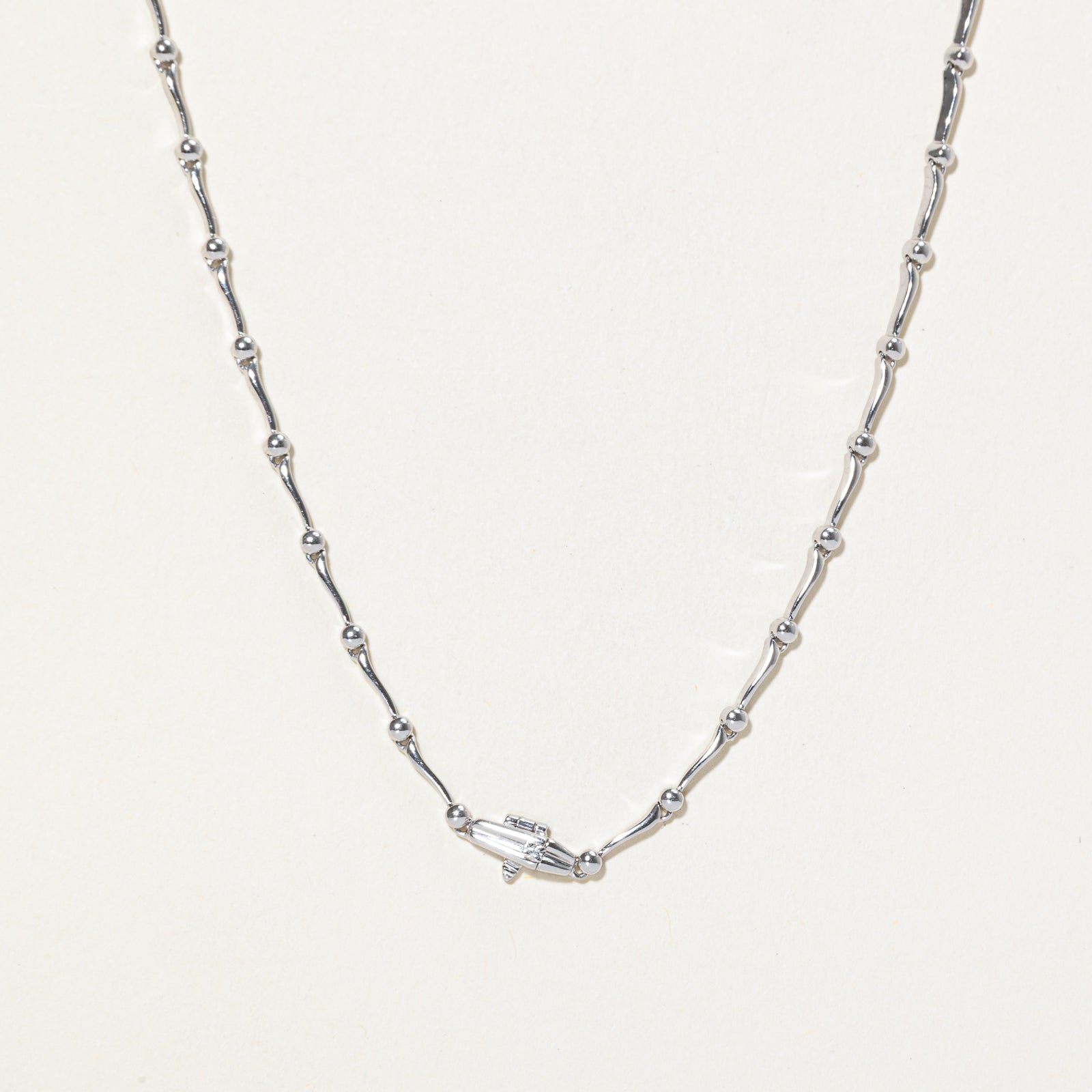 Diamond Encrusted Bib Necklace | 1.96ctw | 15.5"