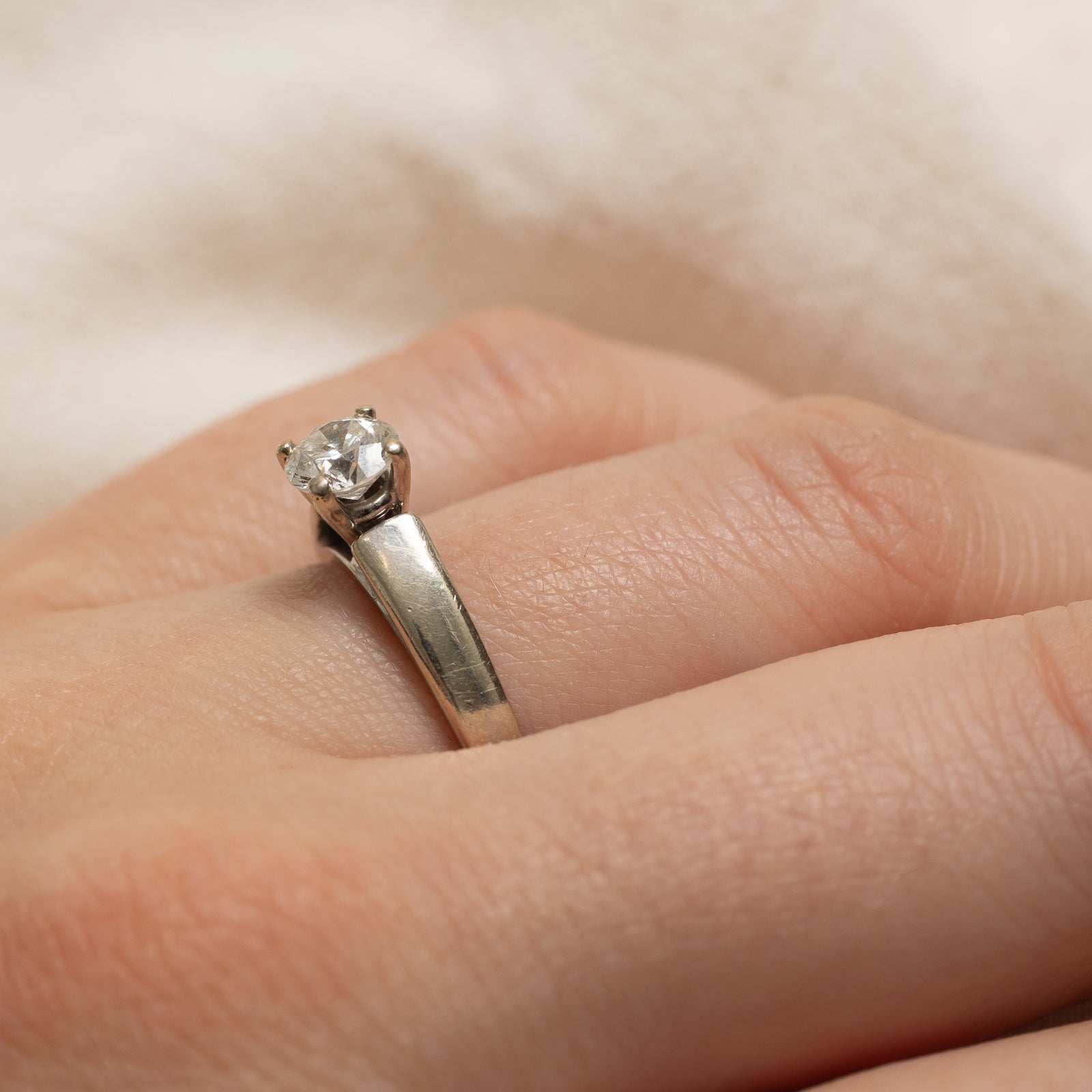 Canadian Solitaire Diamond Engagement Ring | 0.70ct | SZ 6