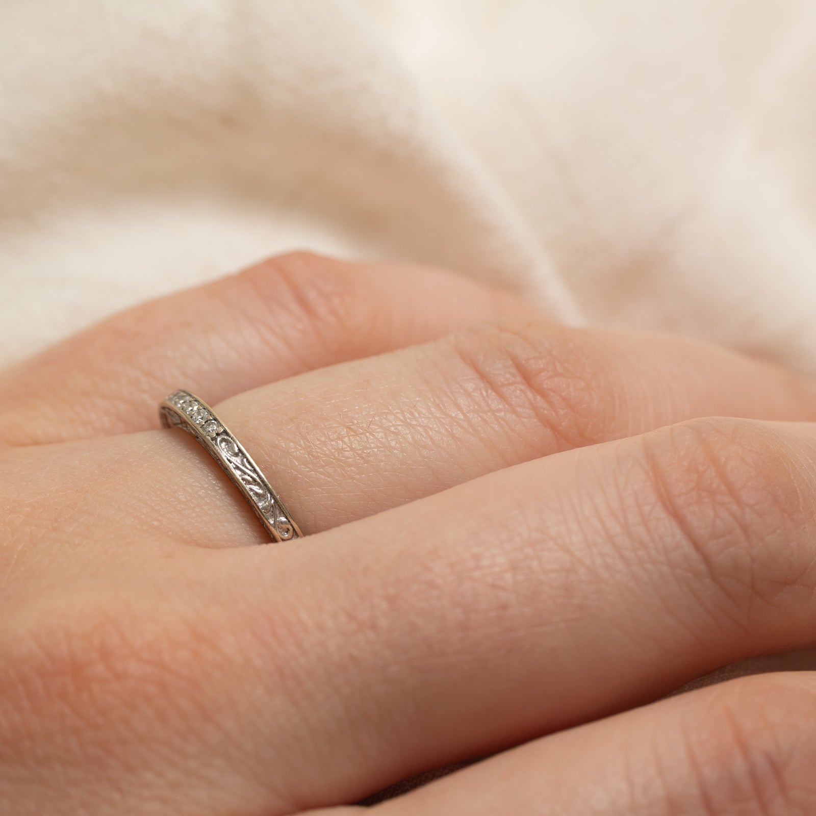 Semi Eternity Diamond Band | 0.07ctw | SZ 5.5