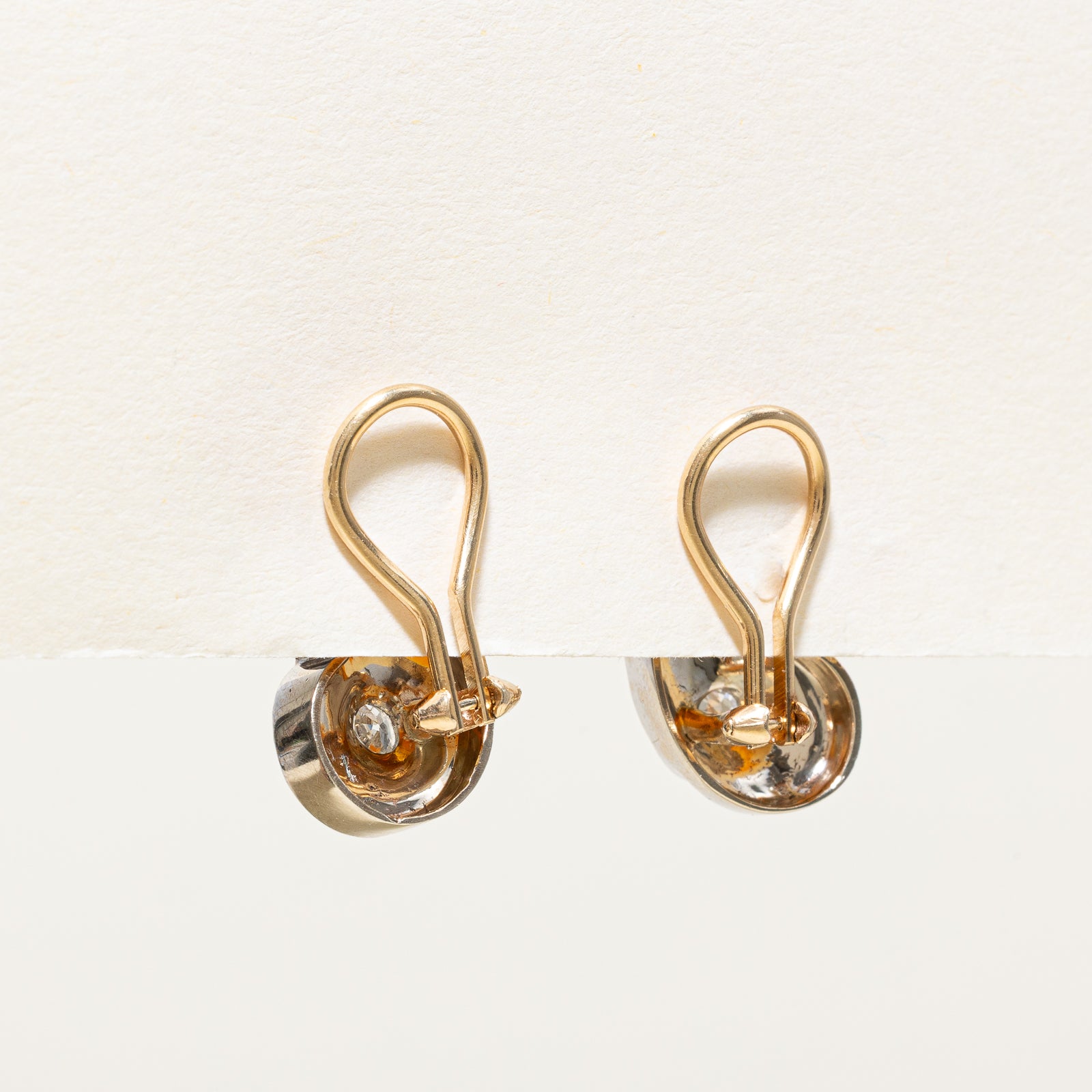 Pave Set Diamond Clip On Earrings | 1.28ctw
