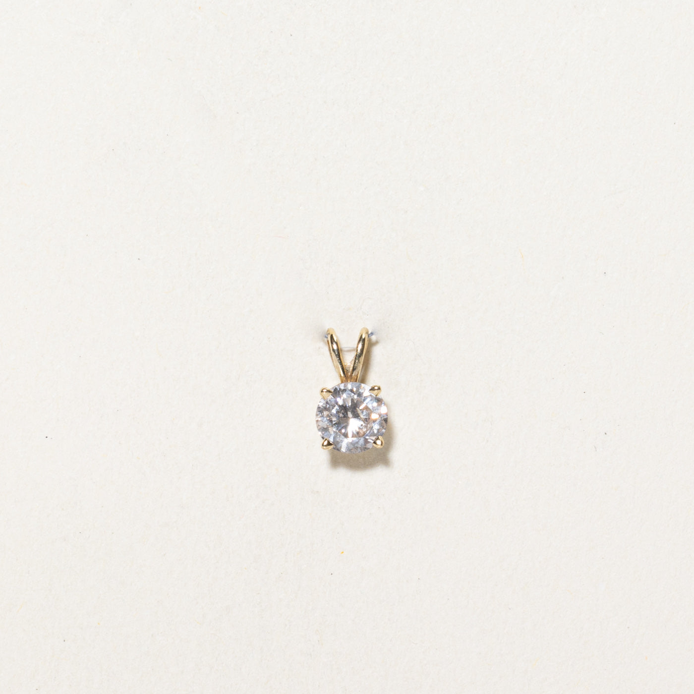 Solitaire Diamond Pendant | 0.50ct