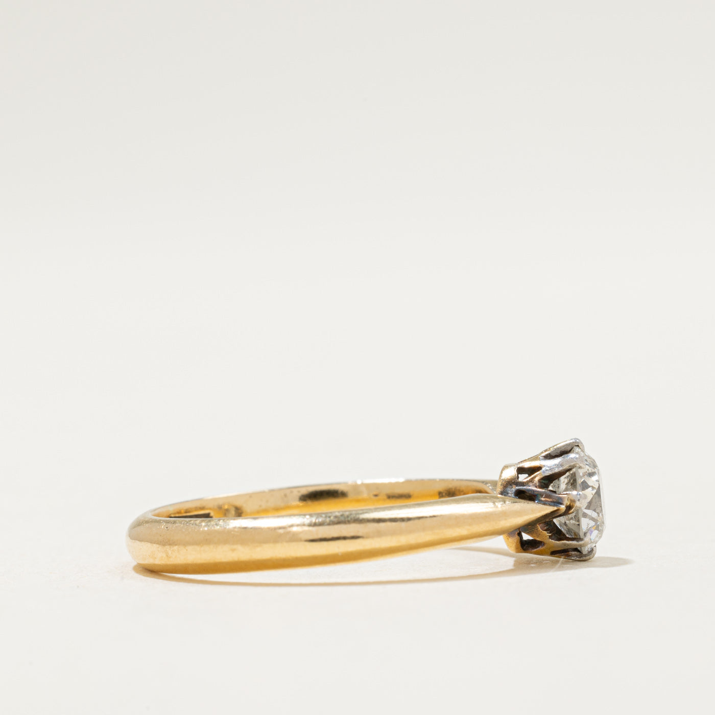 Antique Old European Cut Diamond Engagement Ring | 0.50ct | SZ 6.25
