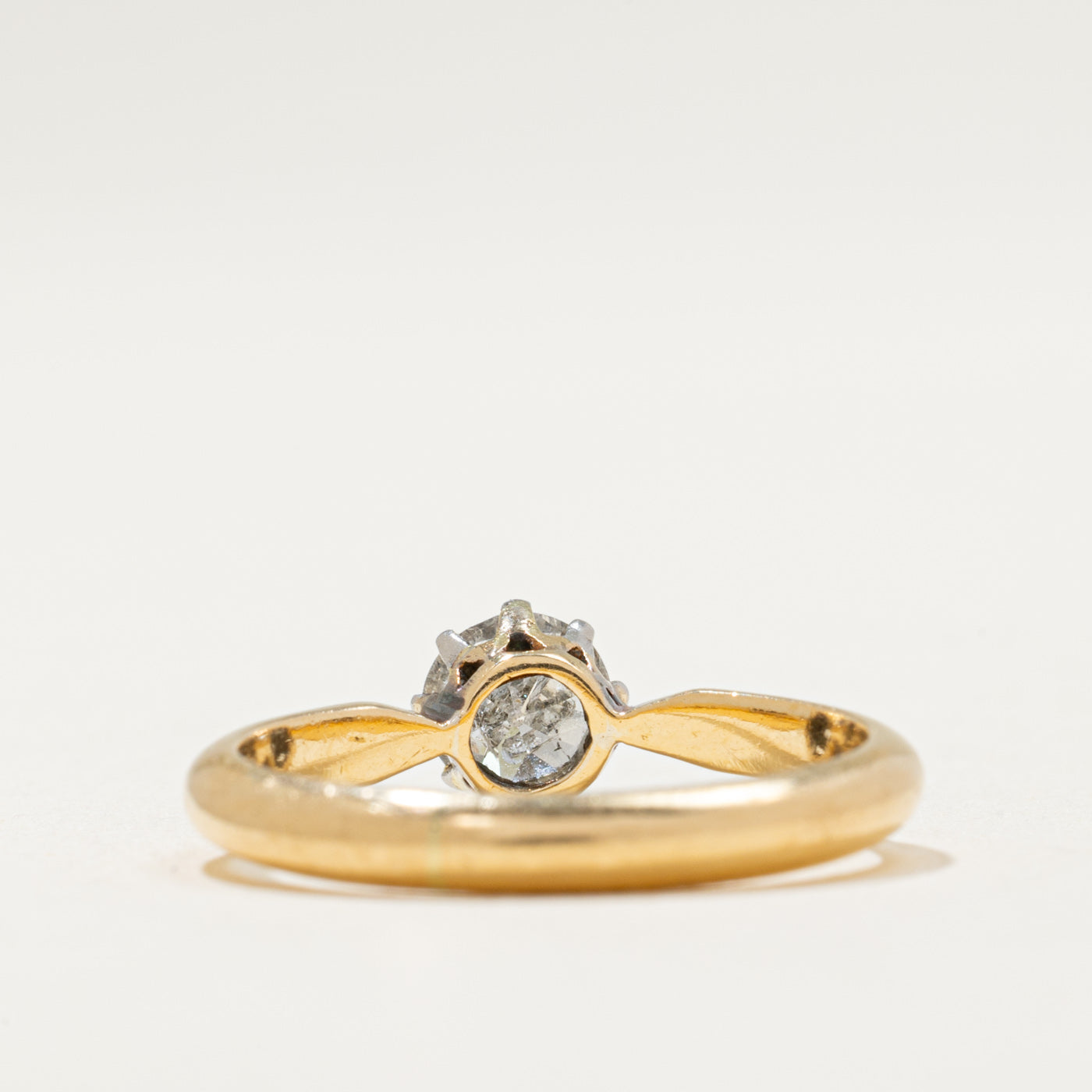 Antique Old European Cut Diamond Engagement Ring | 0.50ct | SZ 6.25