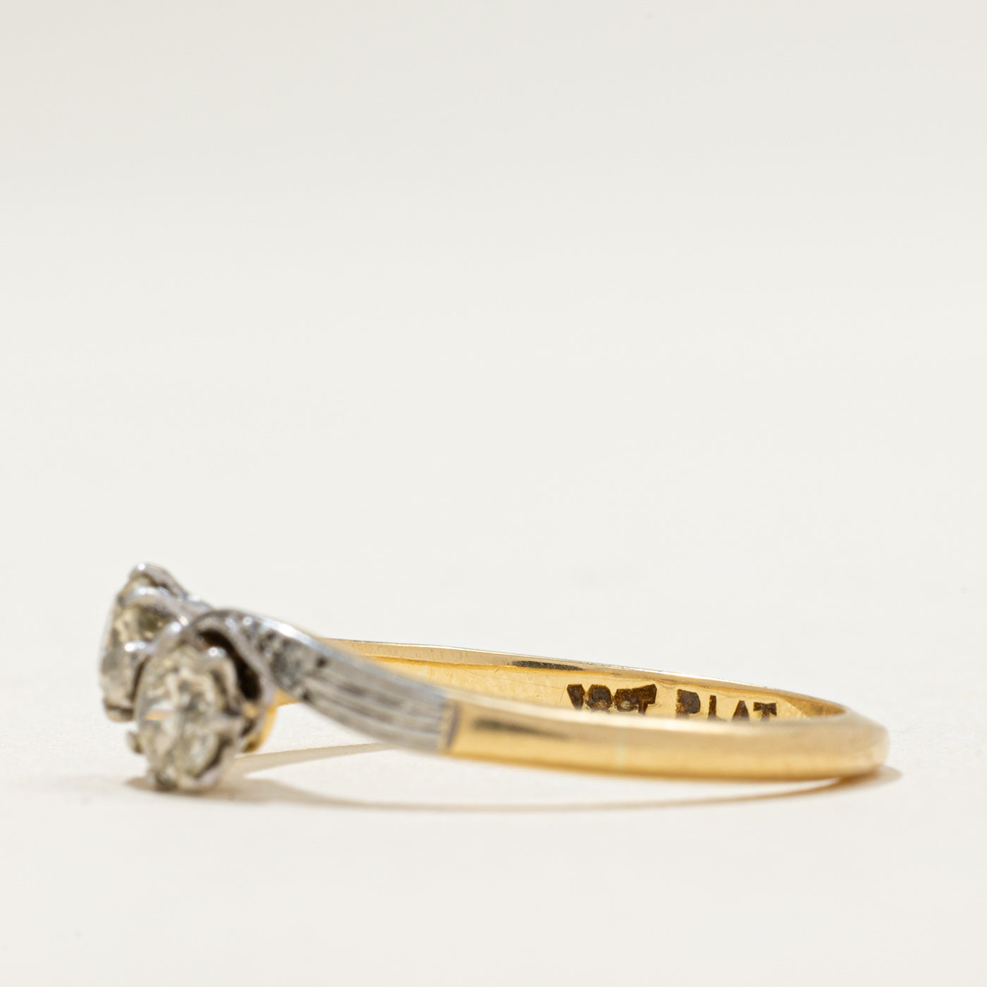 Antique Diamond Toi et Moi Ring | 0.45ctw | SZ 7.75