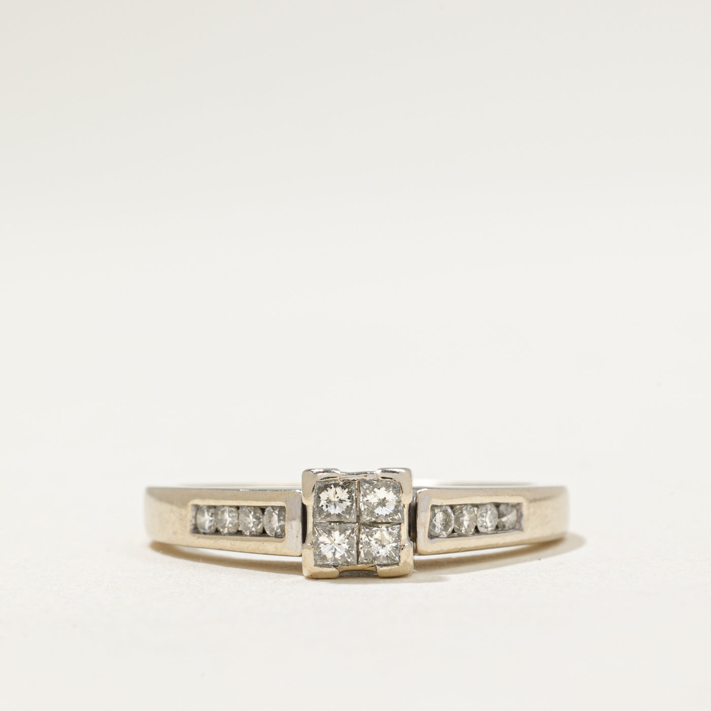 Illusion Set Princess Cut Diamond Ring | 0.34ctw | SZ 7.25