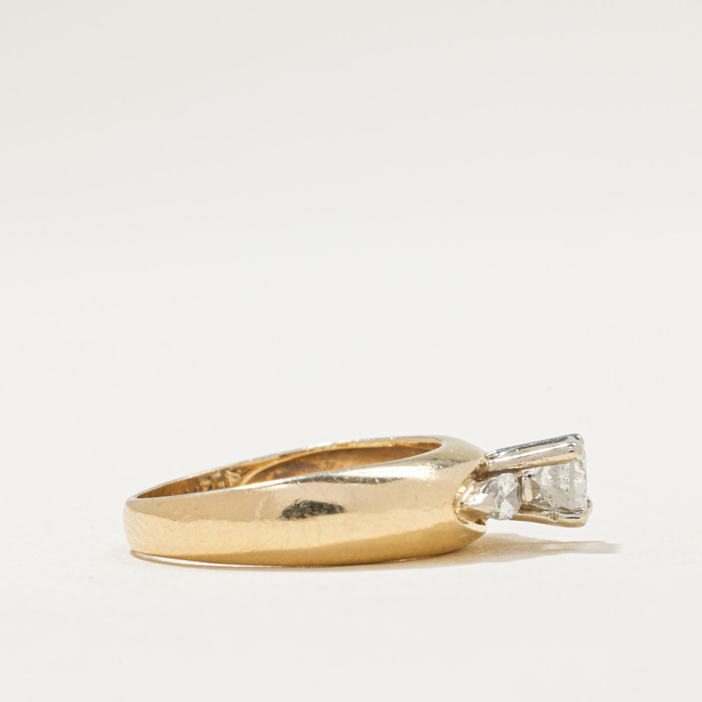 High Set Diamond Engagement Ring | 0.58ctw | SZ 5.25