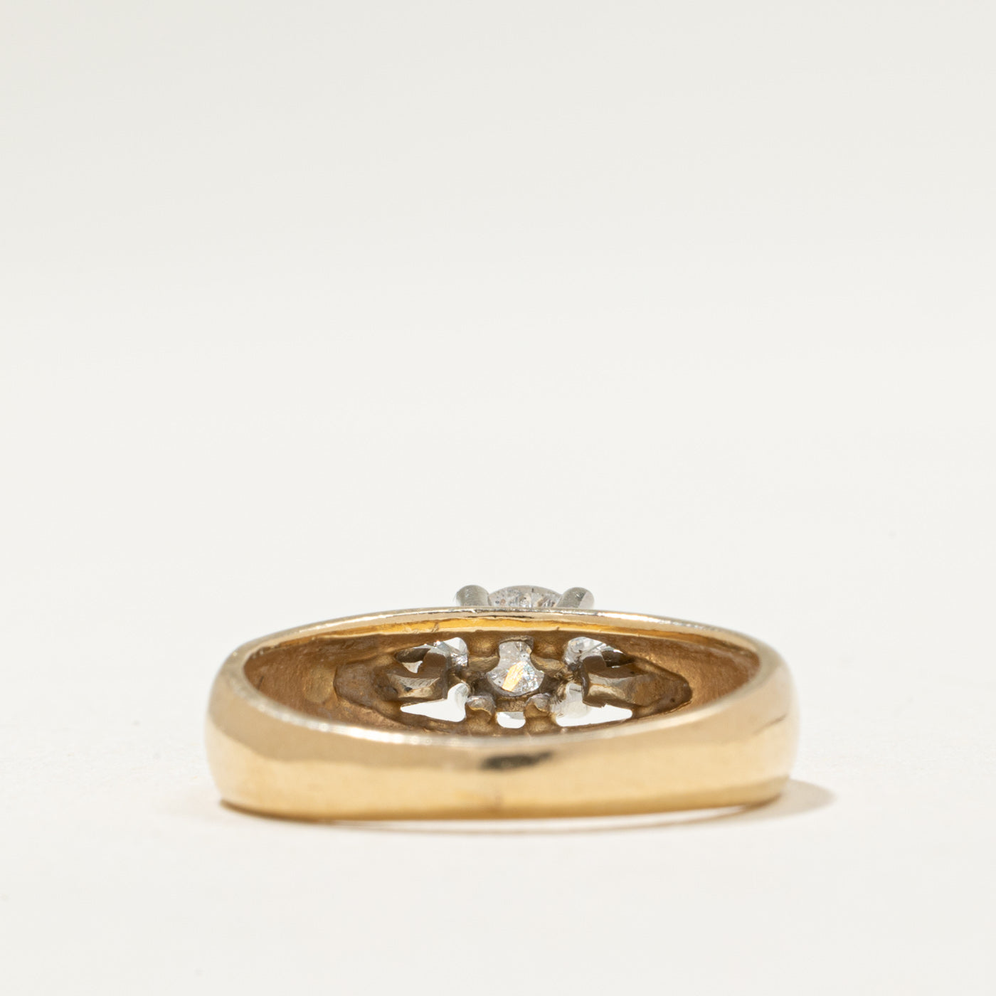 High Set Diamond Engagement Ring | 0.58ctw | SZ 5.25