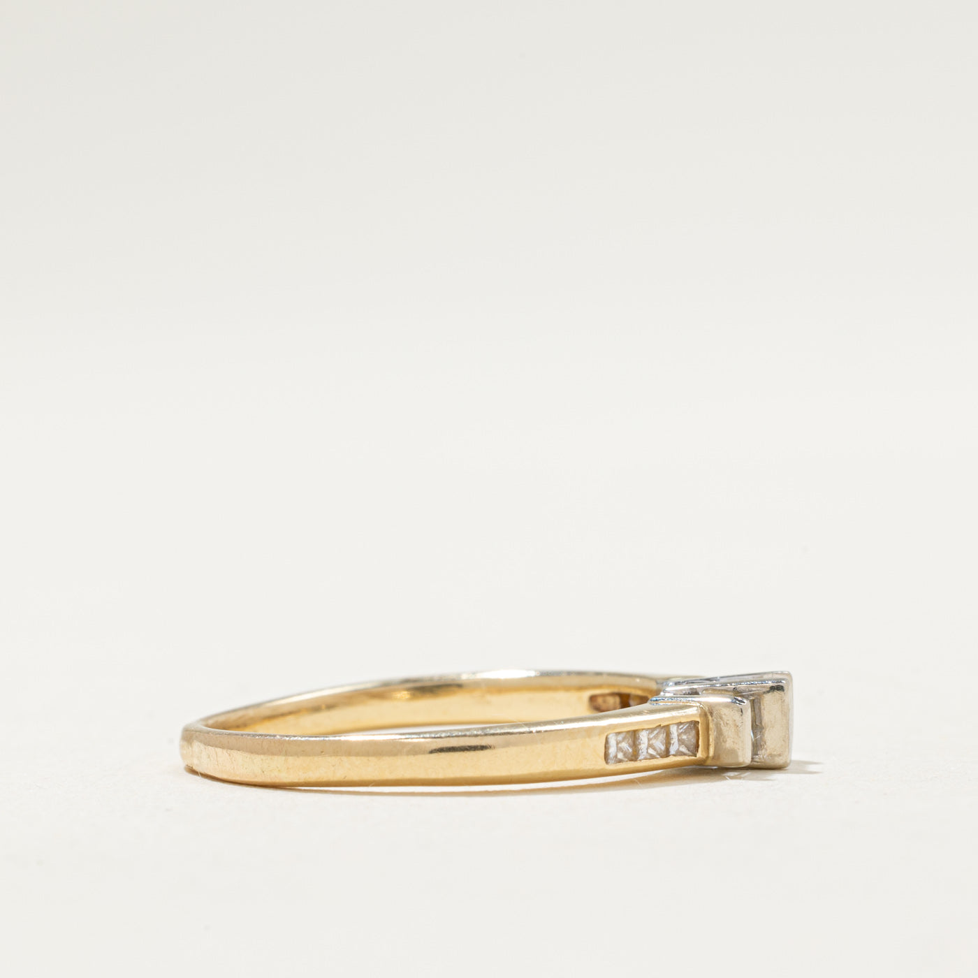 Princess Cut Diamond Petite Ring | 0.27ctw | SZ 6.75