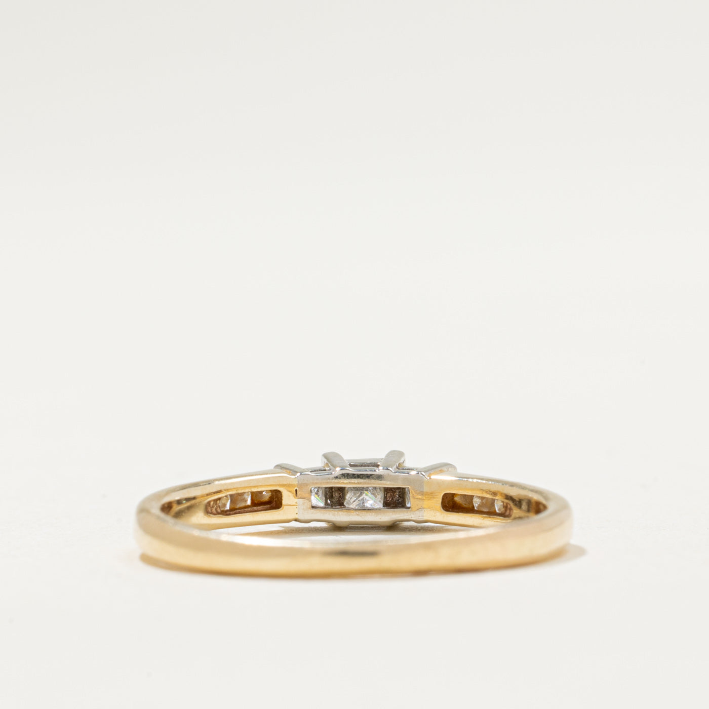 Princess Cut Diamond Petite Ring | 0.27ctw | SZ 6.75