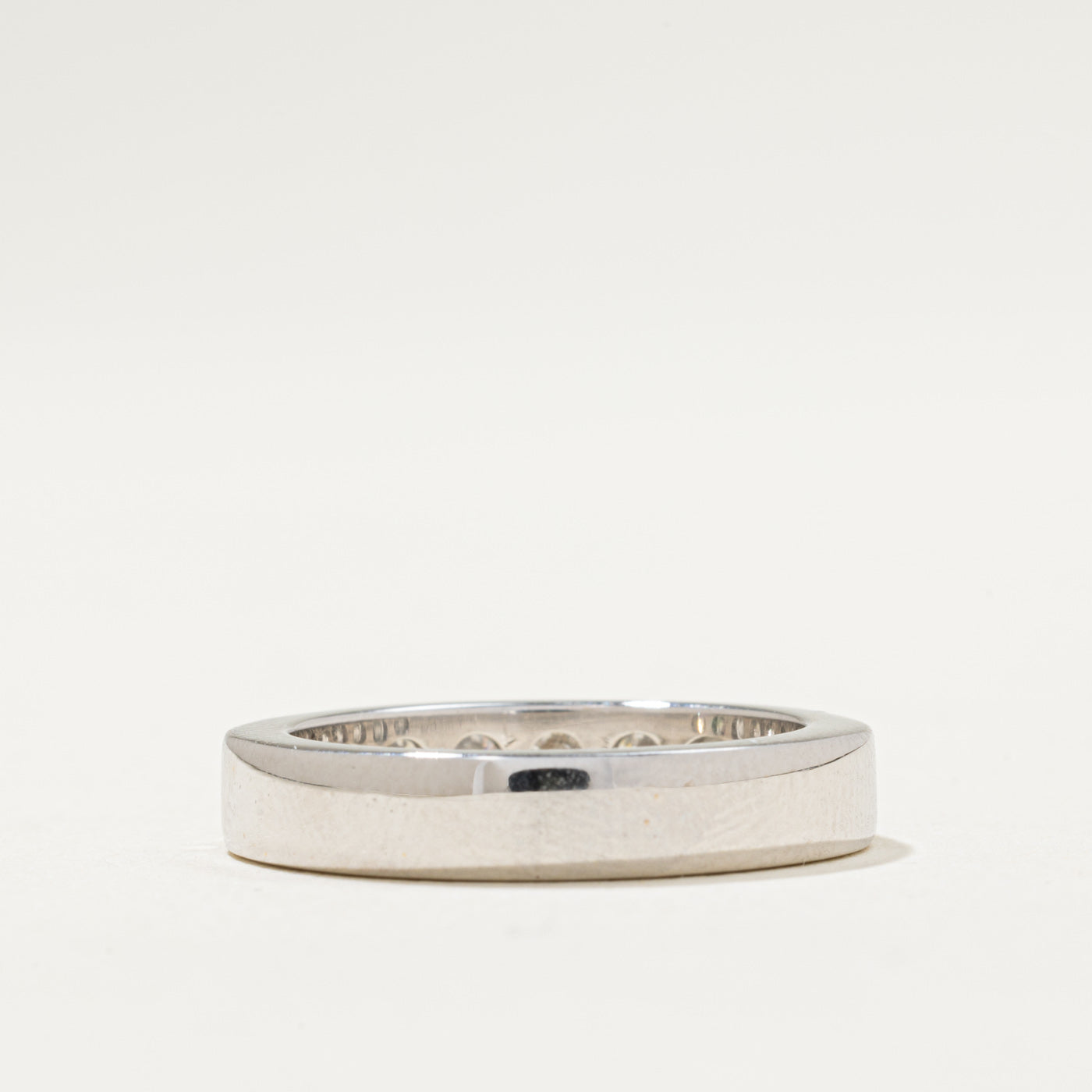 Channel Set Diamond Semi Eternity Band | 0.90ctw | SZ 6