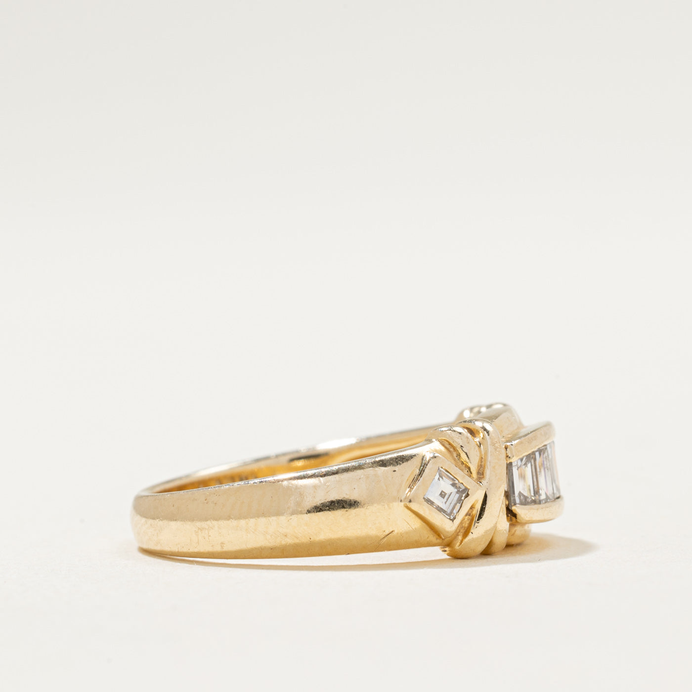 Baguette & Square Cut Diamond Ring | 0.48ctw | SZ 6.25
