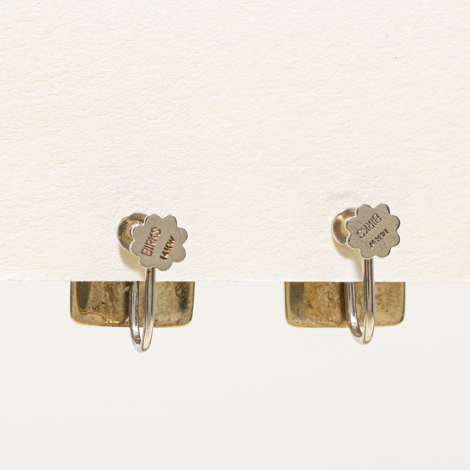 'Birks' Diamond Clip On Earrings | 0.14ctw