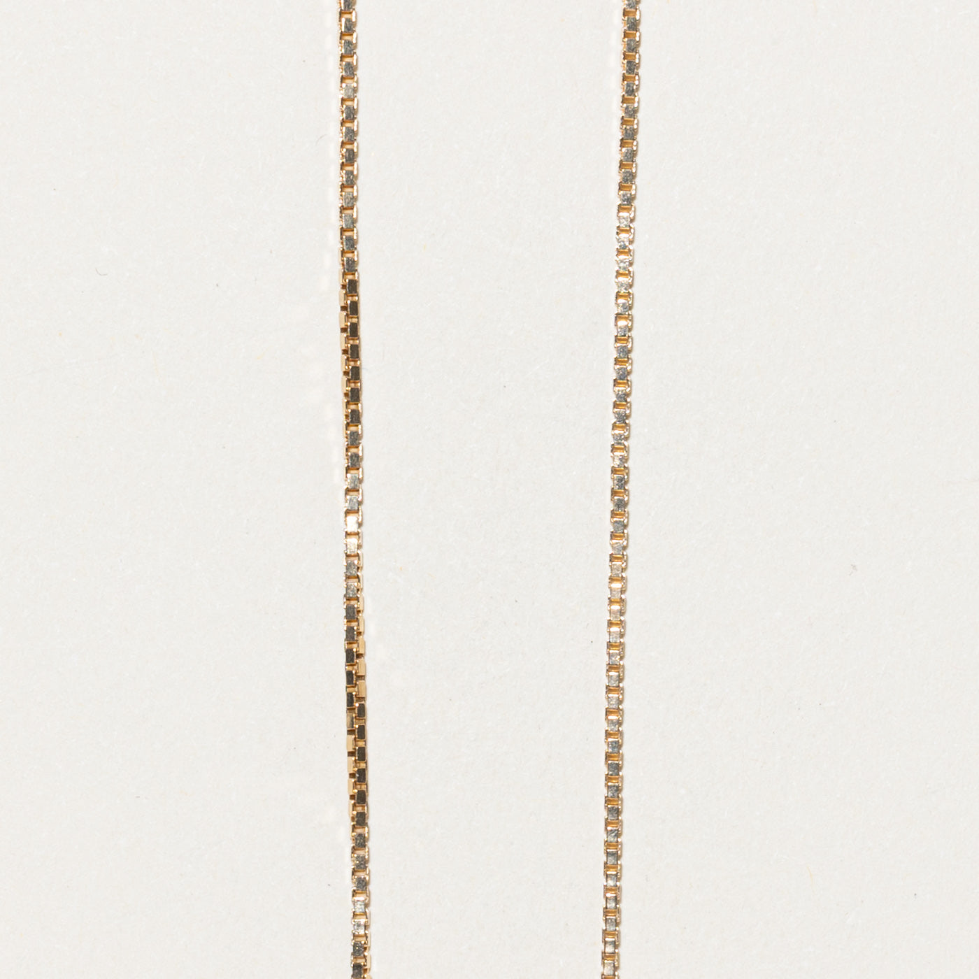 10K Yellow Gold Box Link Chain | 18"