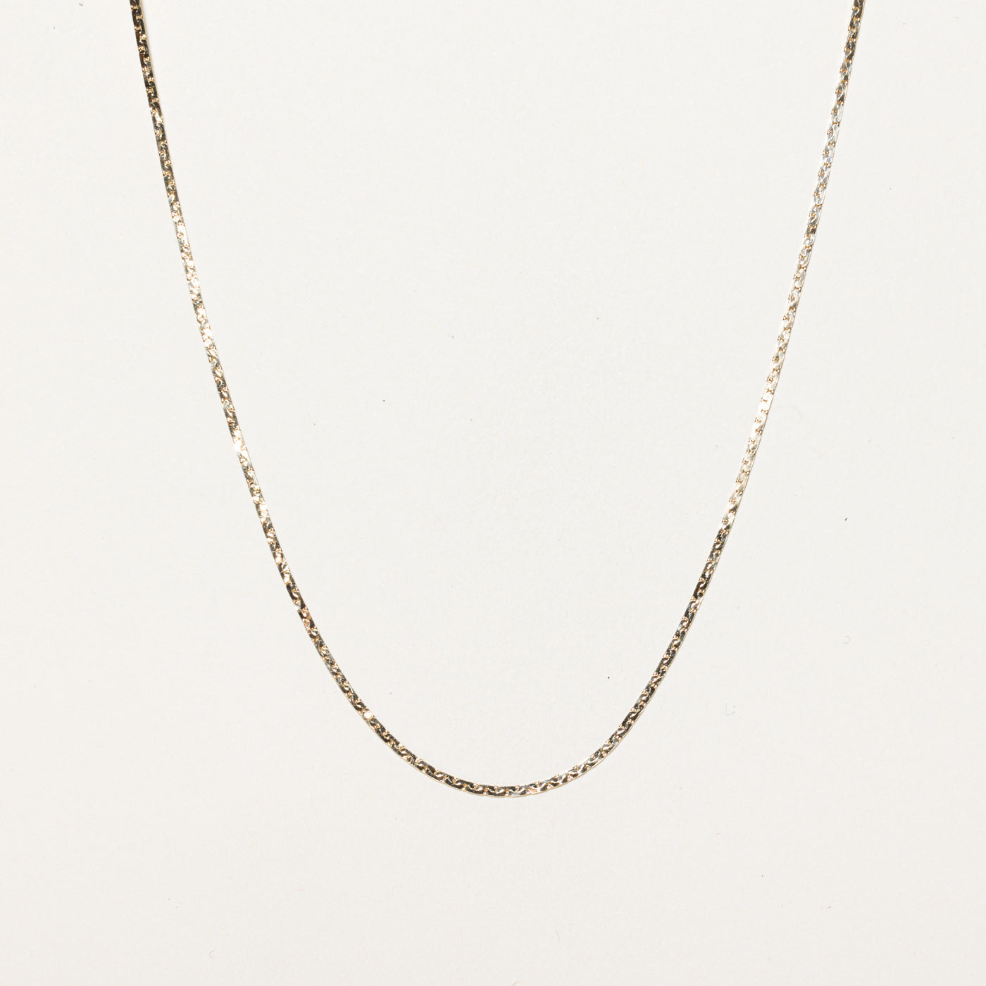 10K Yellow Gold C Link Chain | 22"