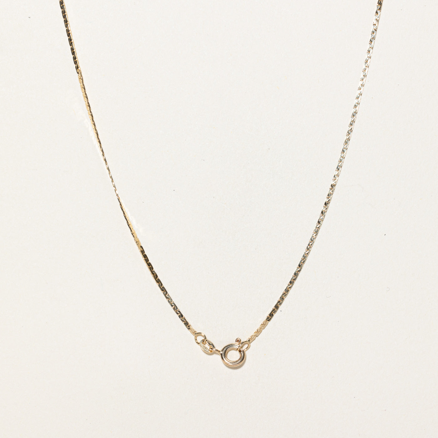 10K Yellow Gold C Link Chain | 22"