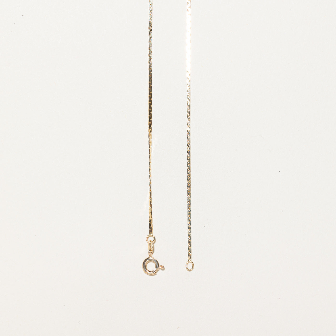 10K Yellow Gold C Link Chain | 22"