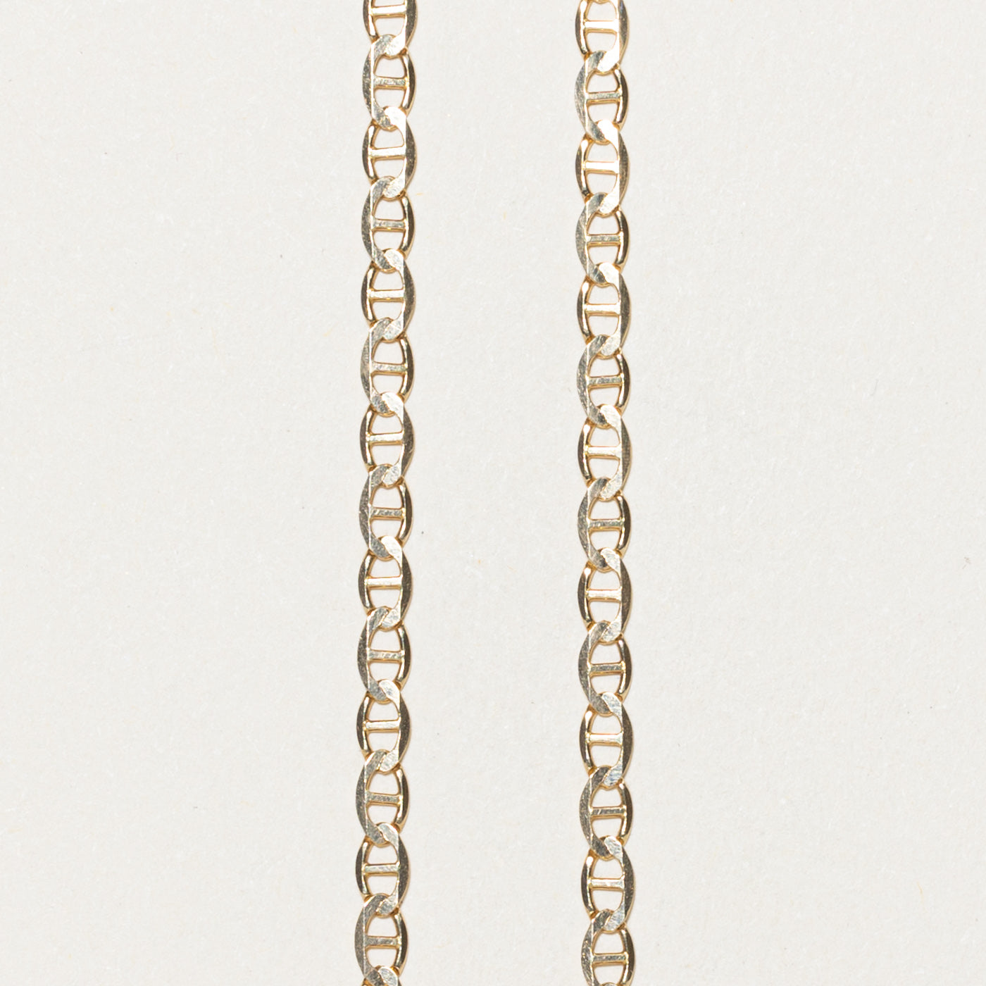 14K Yellow Gold Anchor Chain | 18"