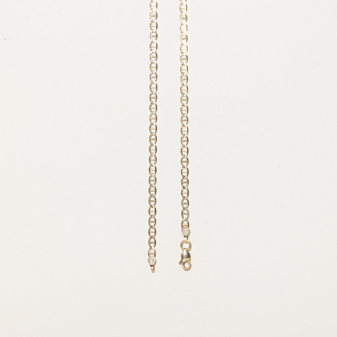 14K Yellow Gold Anchor Chain | 18"