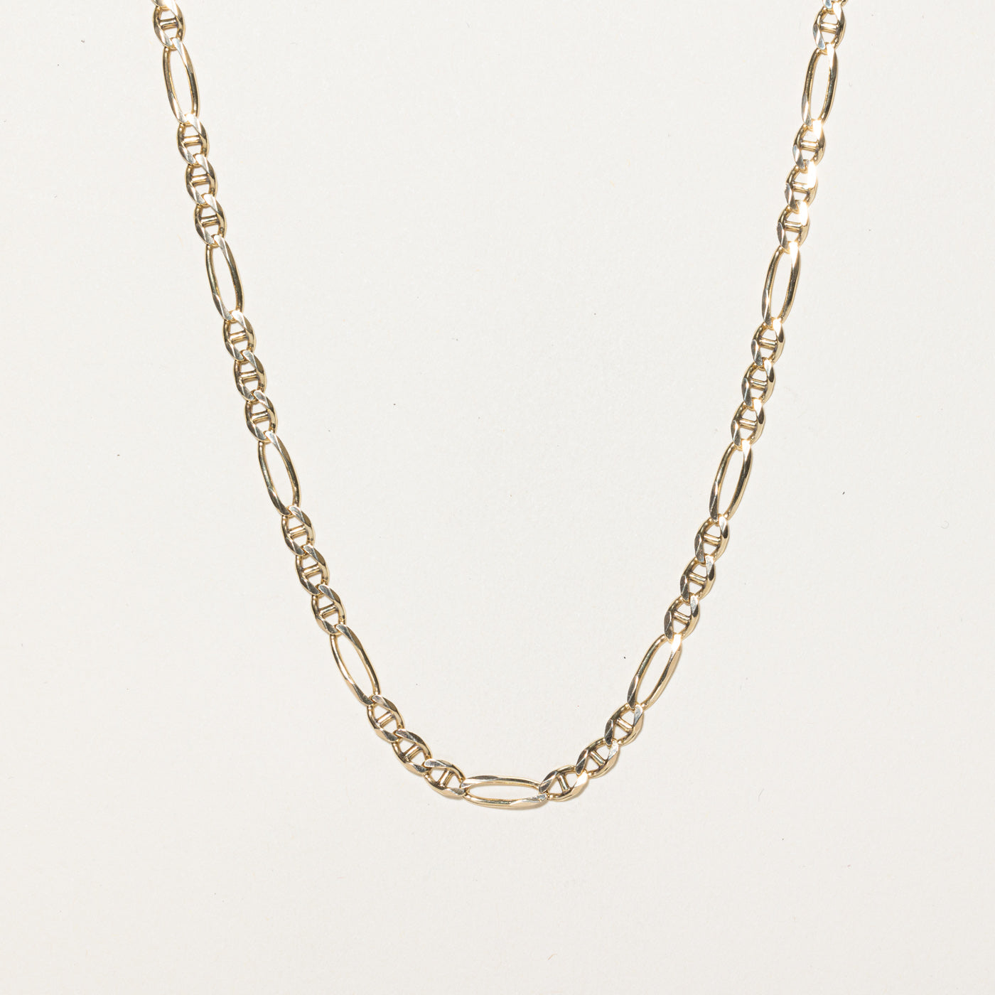 10K Yellow Gold Figarucci Chain | 22"