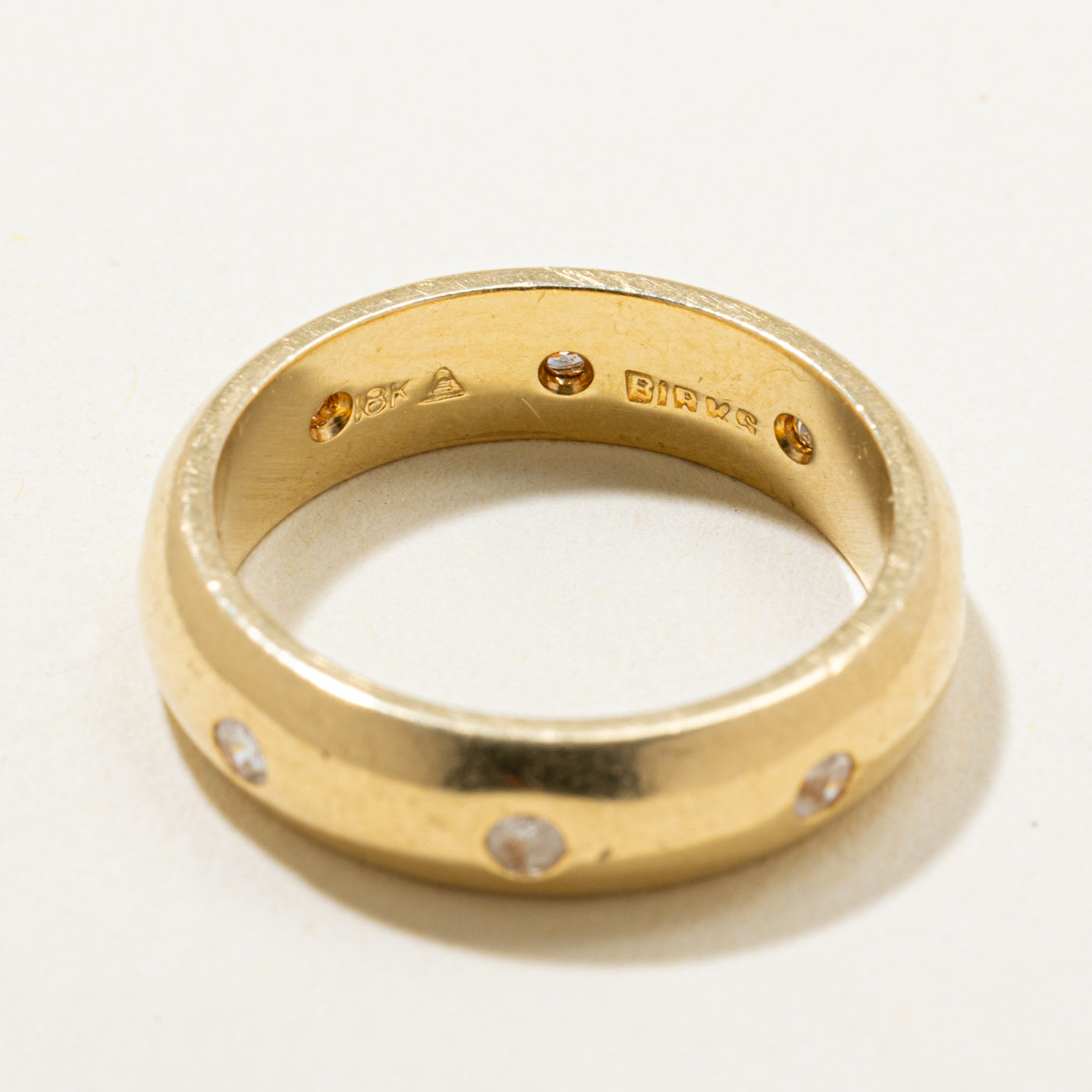 Alliance sertie de diamants Birks | 0,16 ct | Taille 6